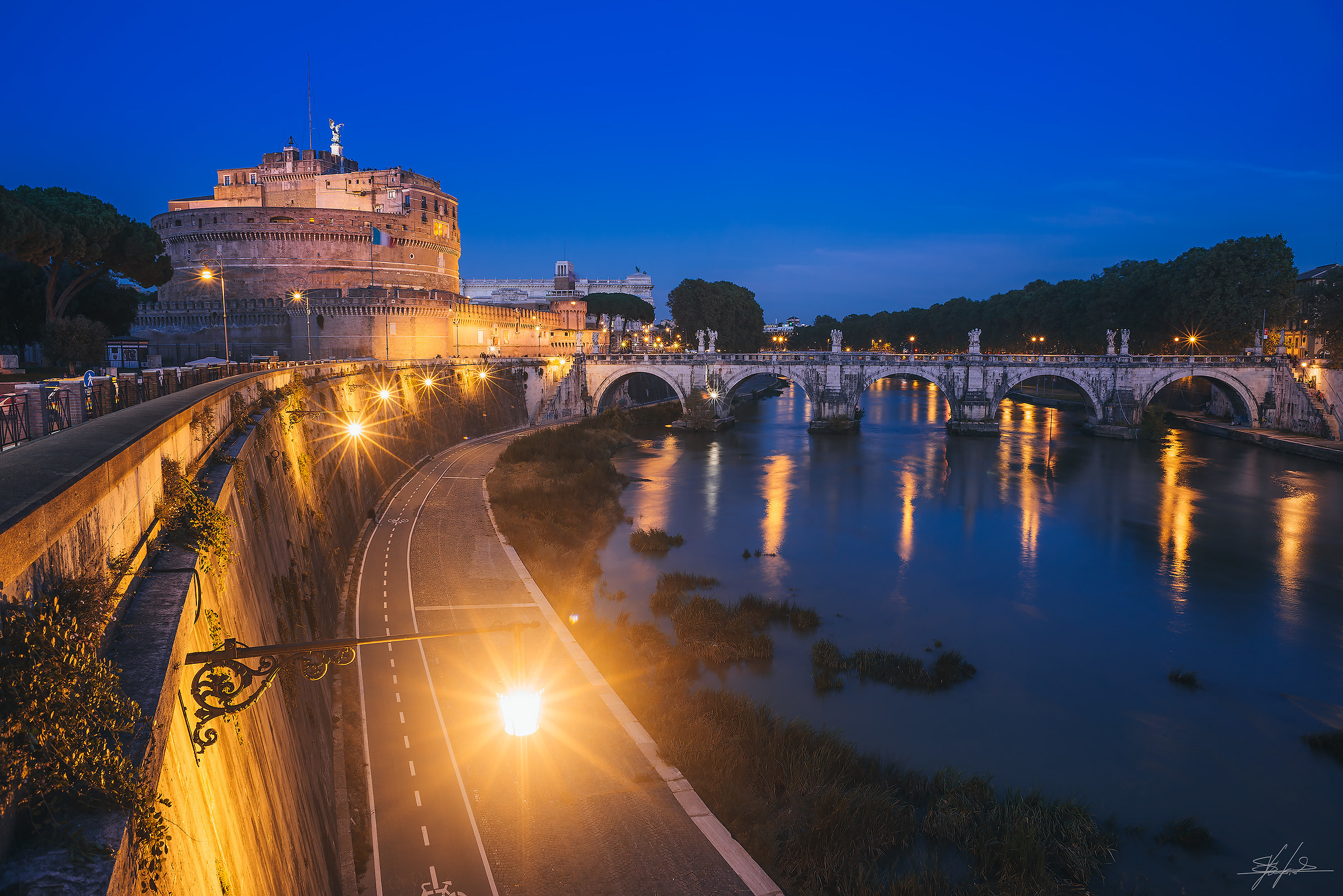 Il Tevere e Castel Sant'Angelo