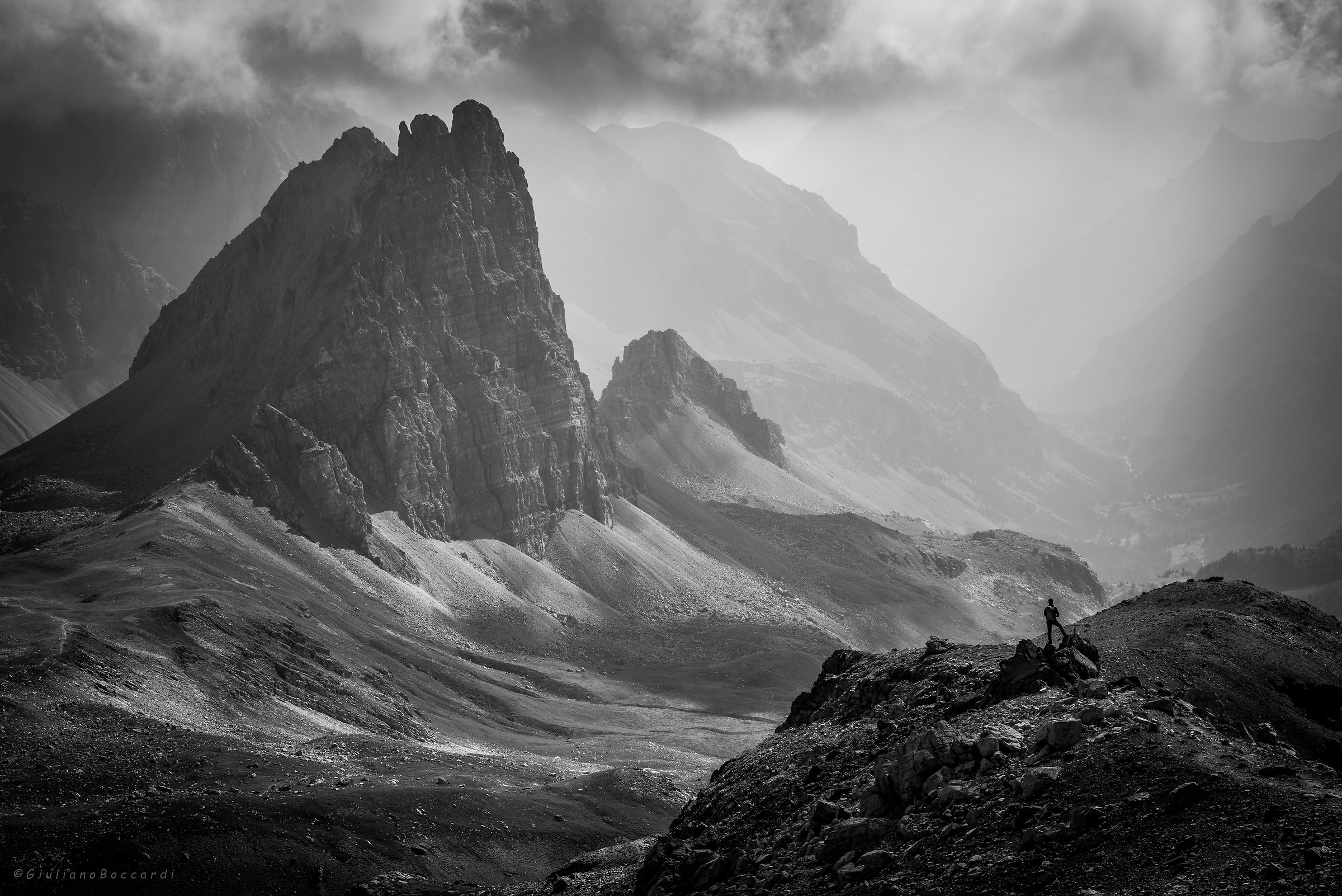 The man and the rock