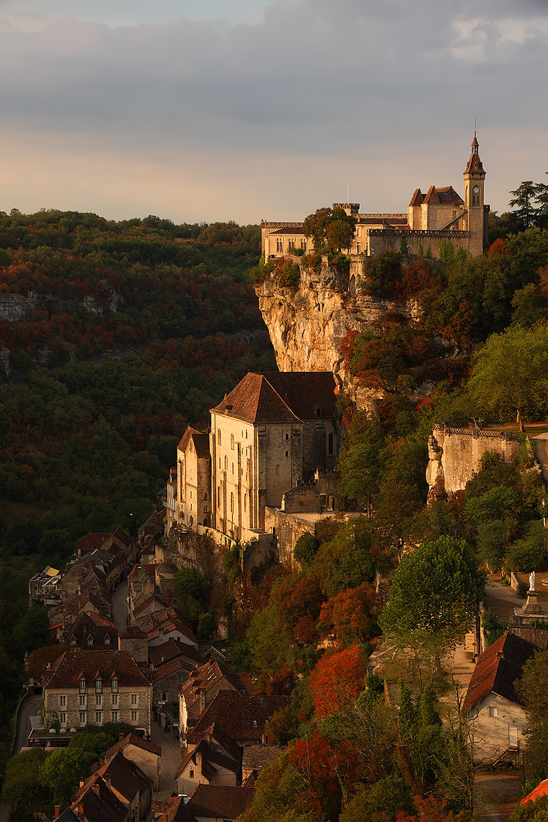 Prime luci su Rocamadour