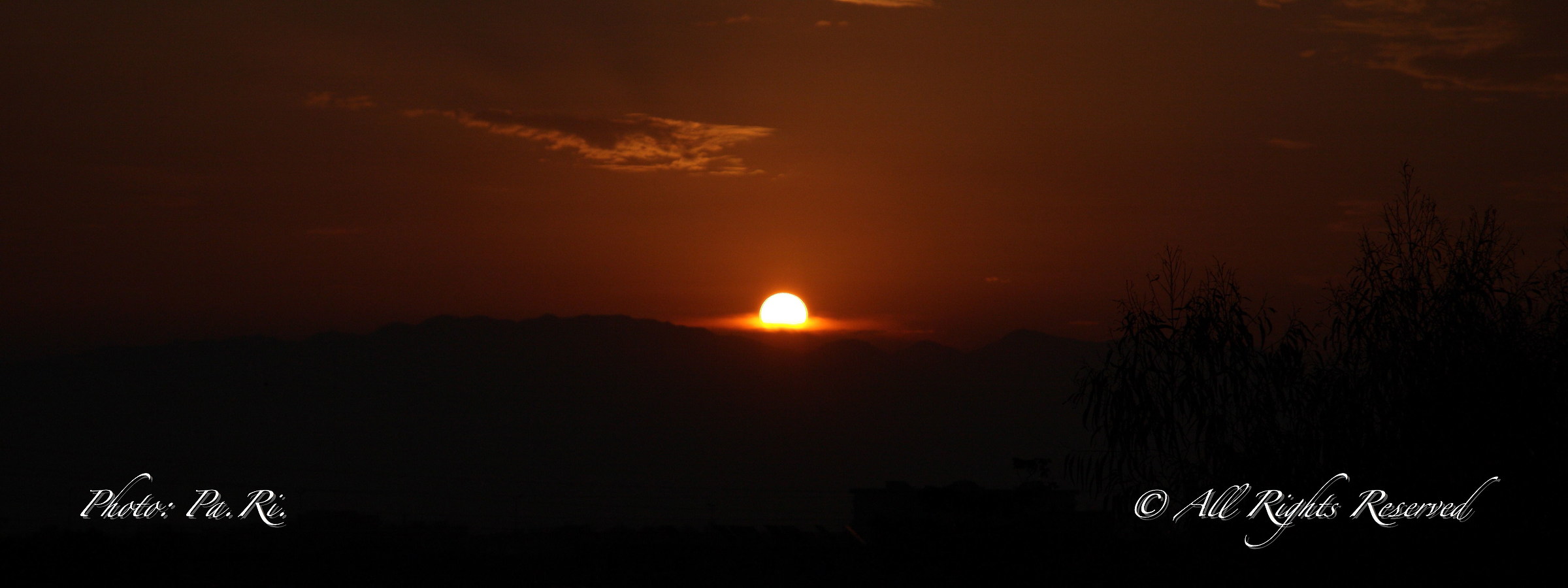 Un sole " dantesco ".