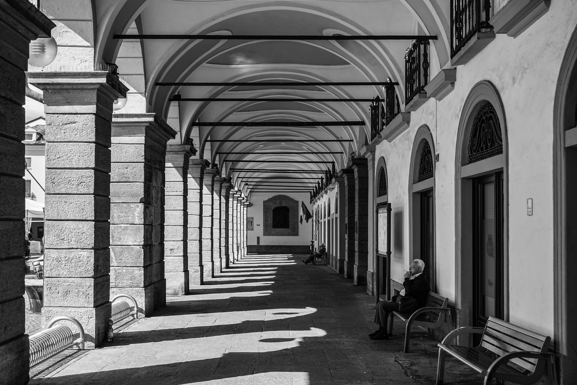 Aosta - Portici dell'Hotel de Ville