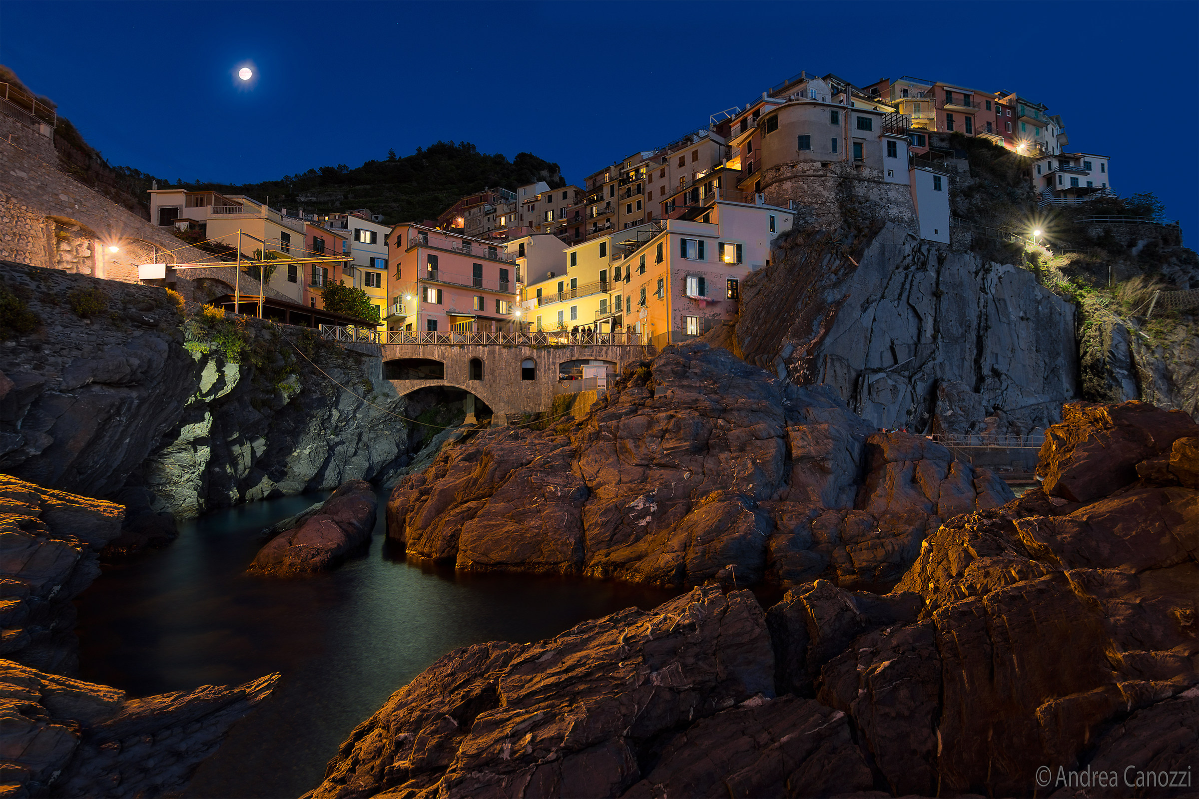 Manarola in the moonlight