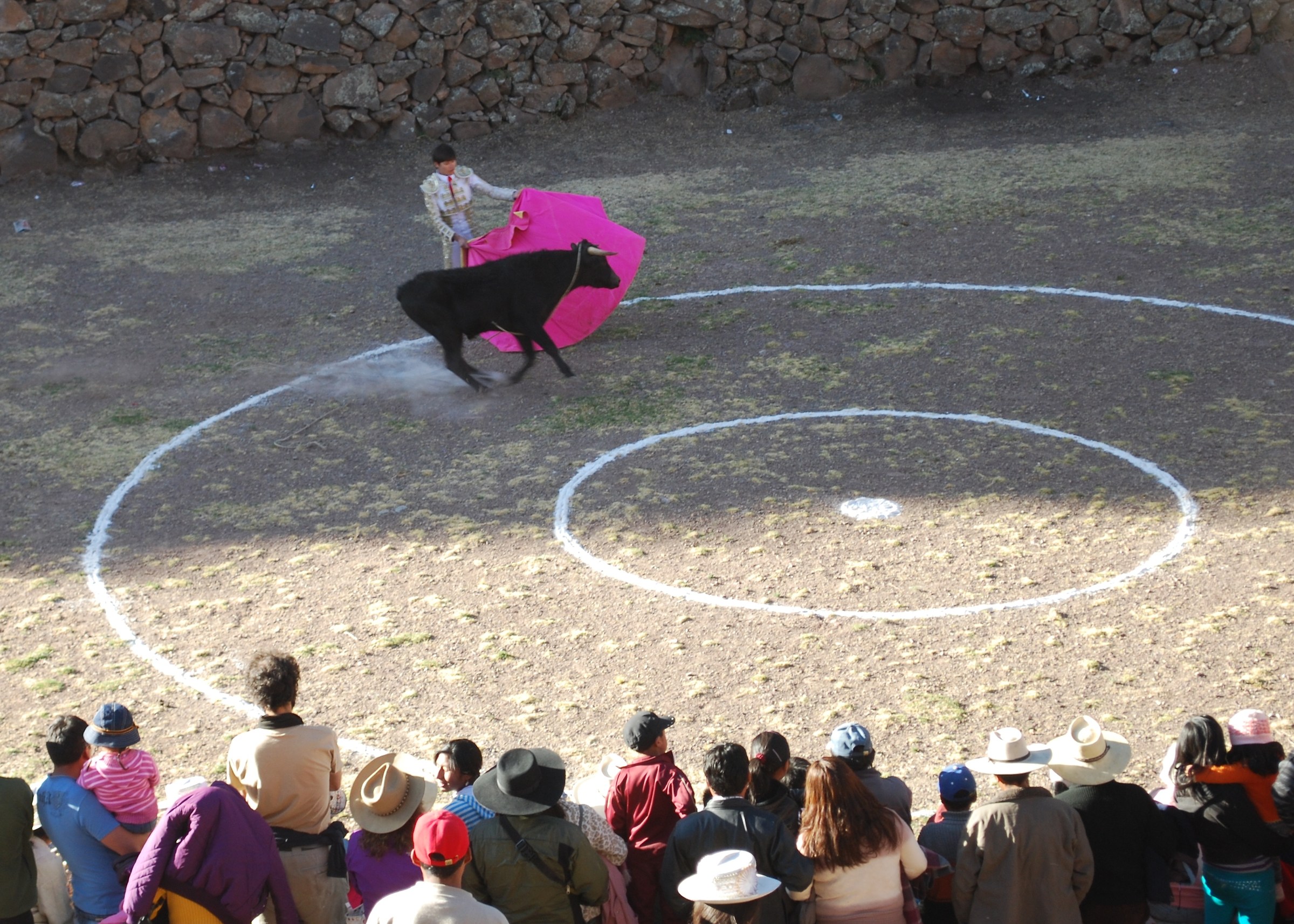 Peru / Chivay, bullfighting