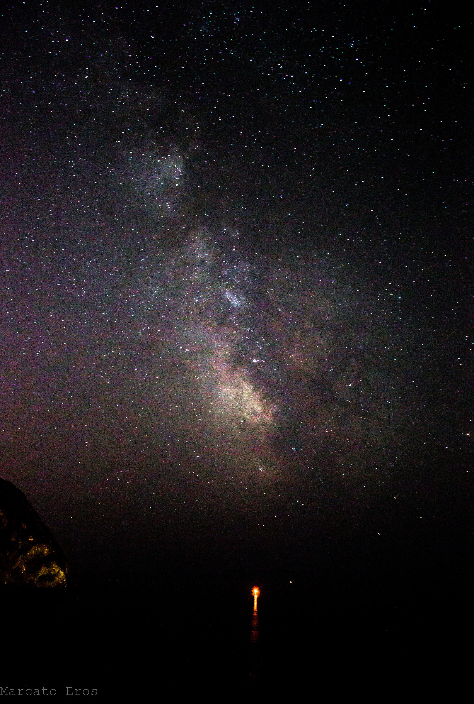 Via lattea da Riomaggiore