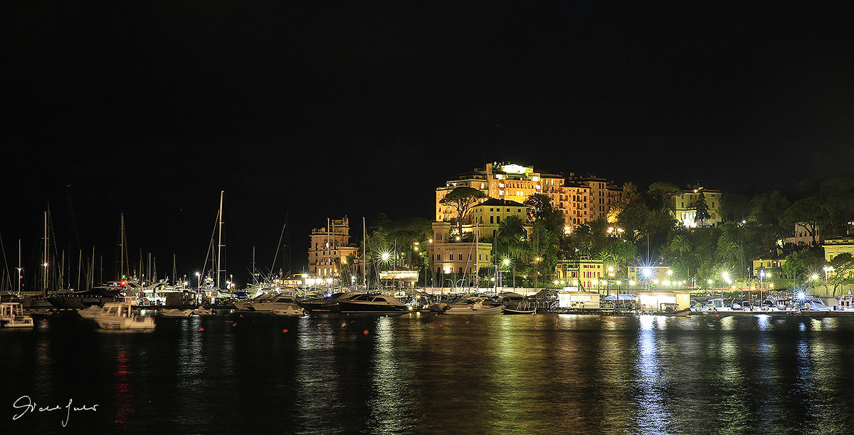 Rapallo by night