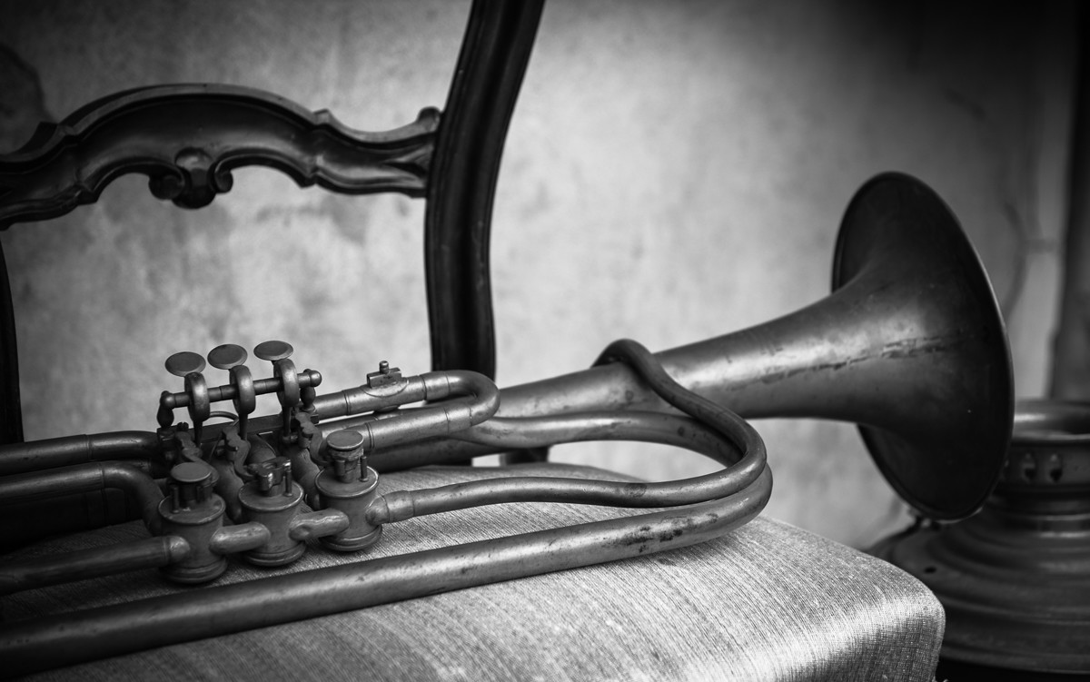 Il fascino del tempo - Antica tromba dei primi del 900
