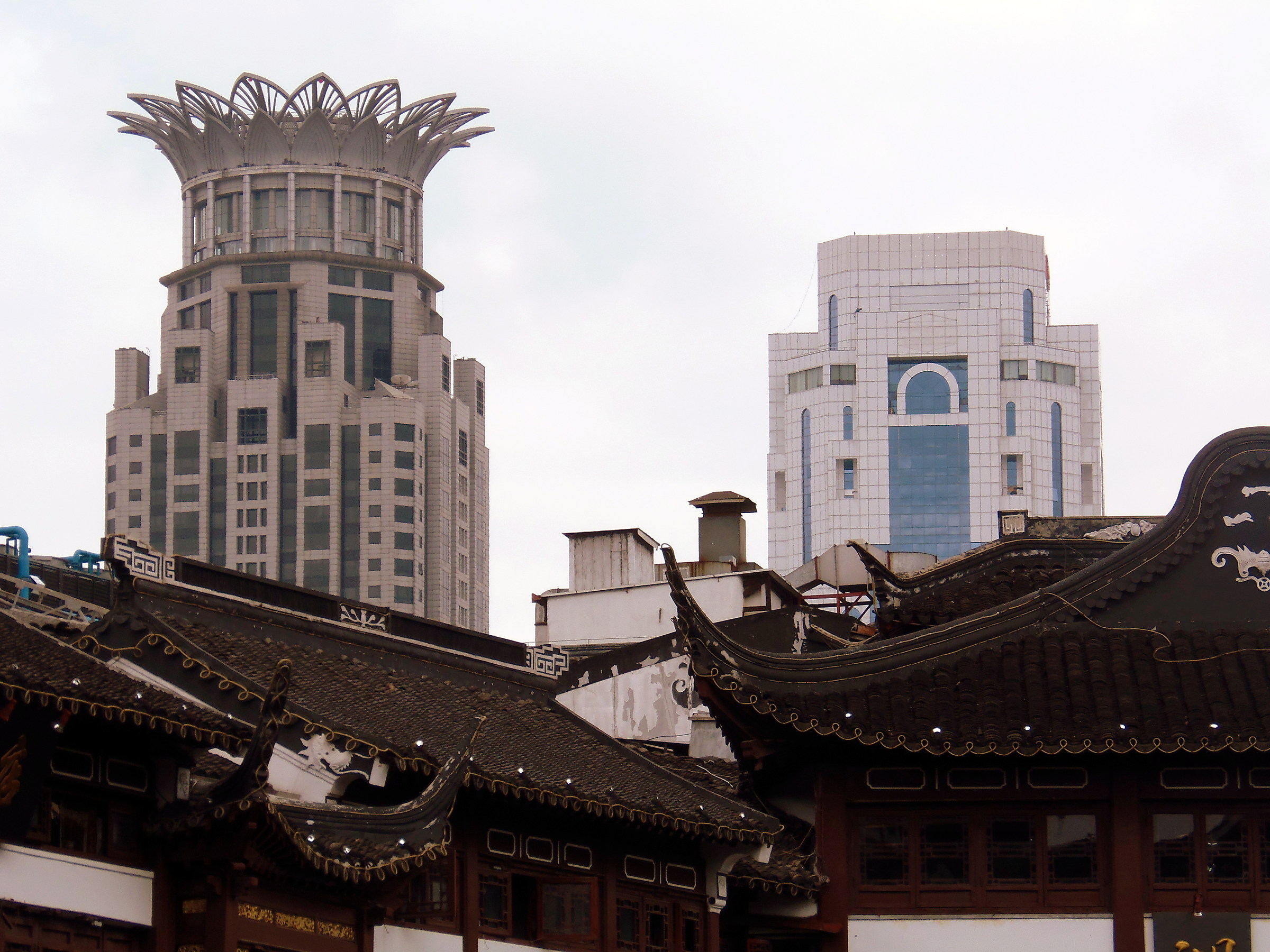 Modern and old in Shanghai