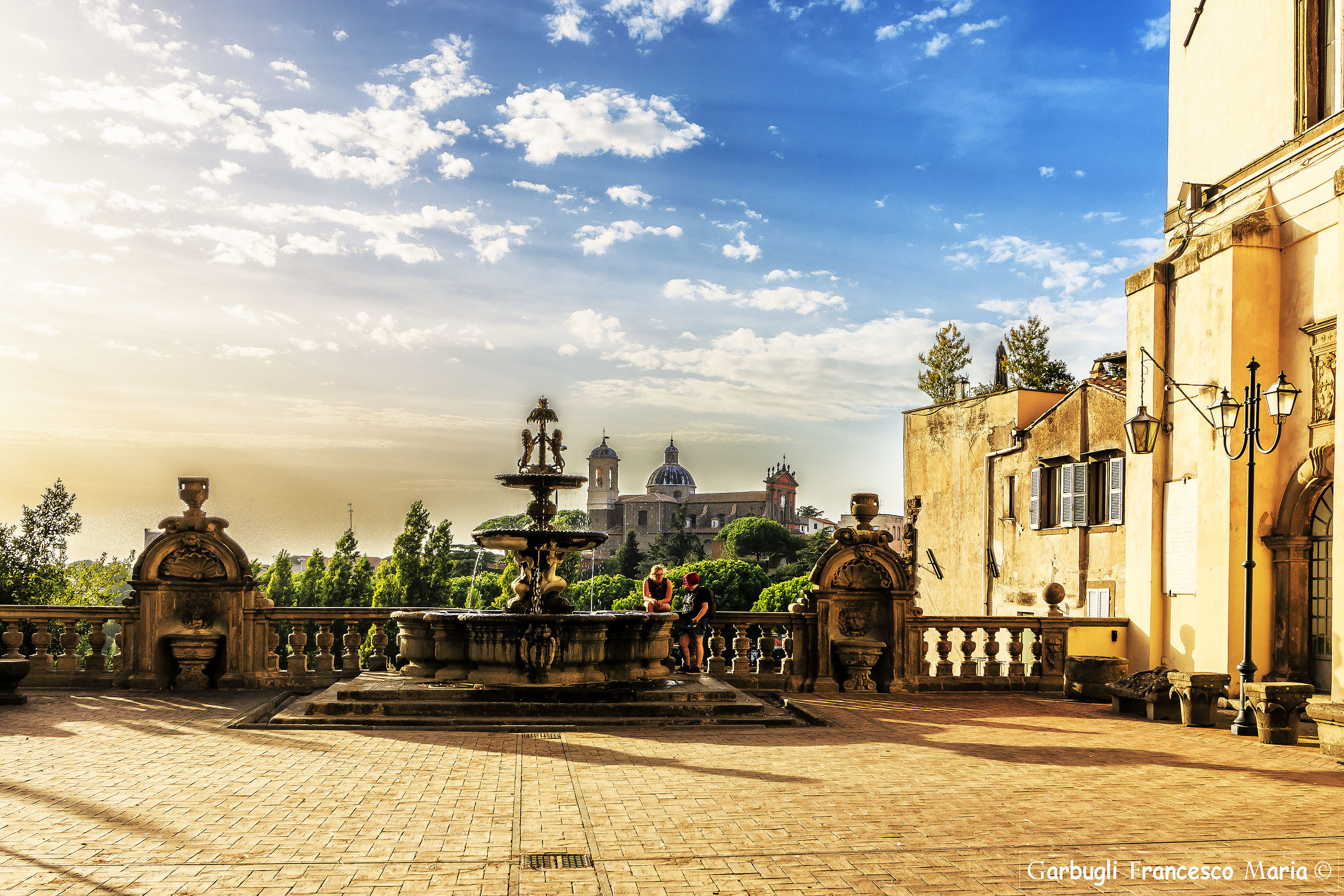 Viterbo view from the Palazzo dei Priori