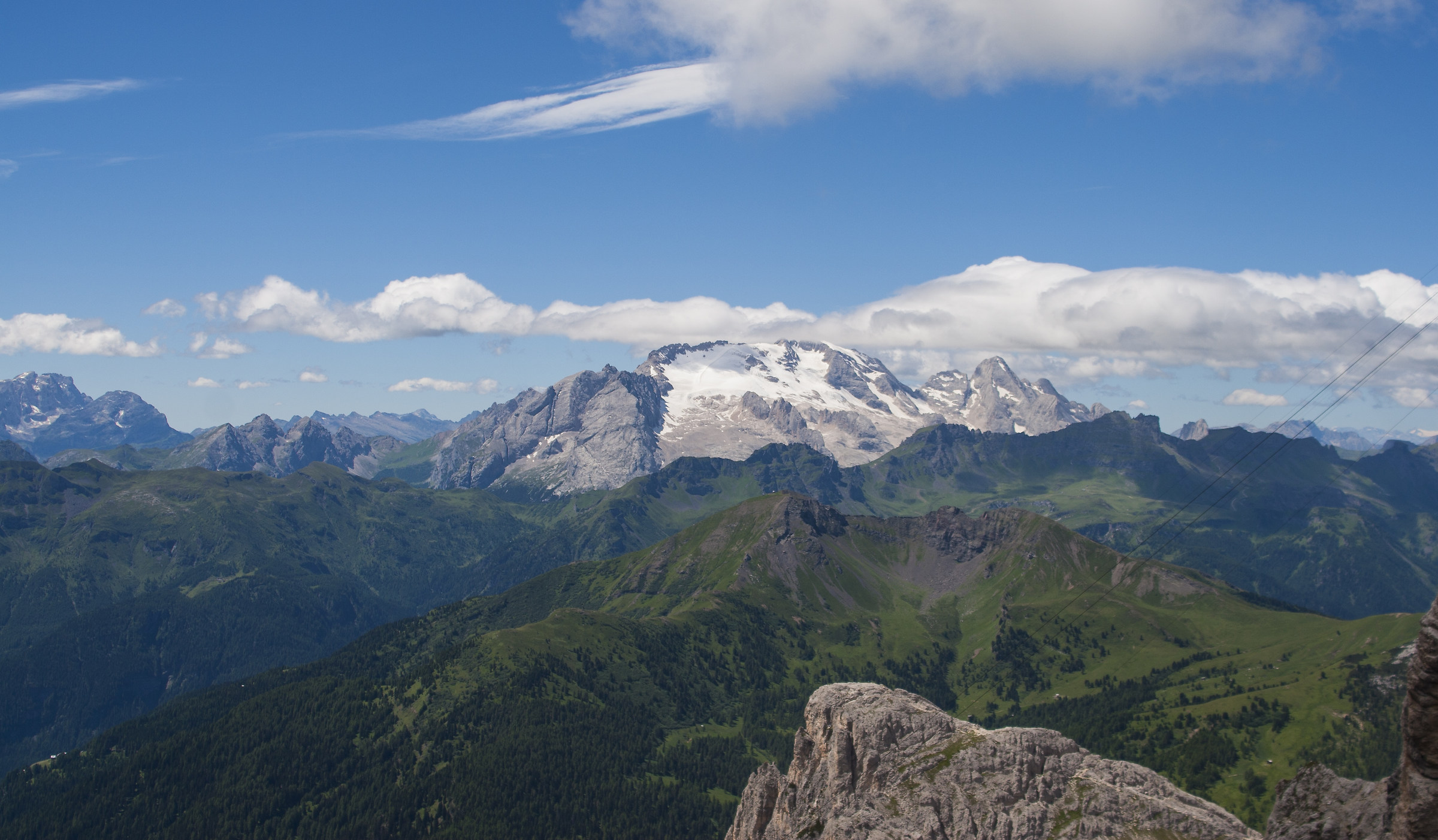 Vista della Marmolada