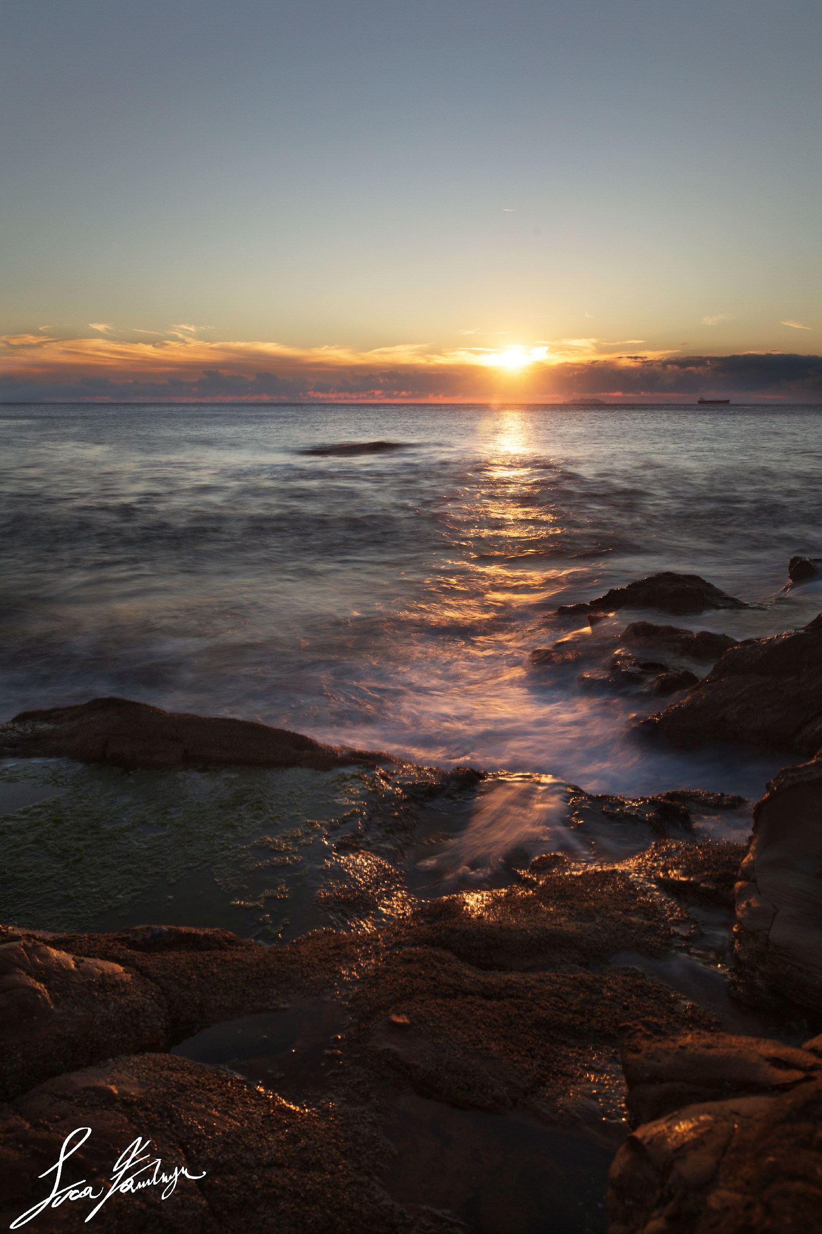 sunset in Calafuria!