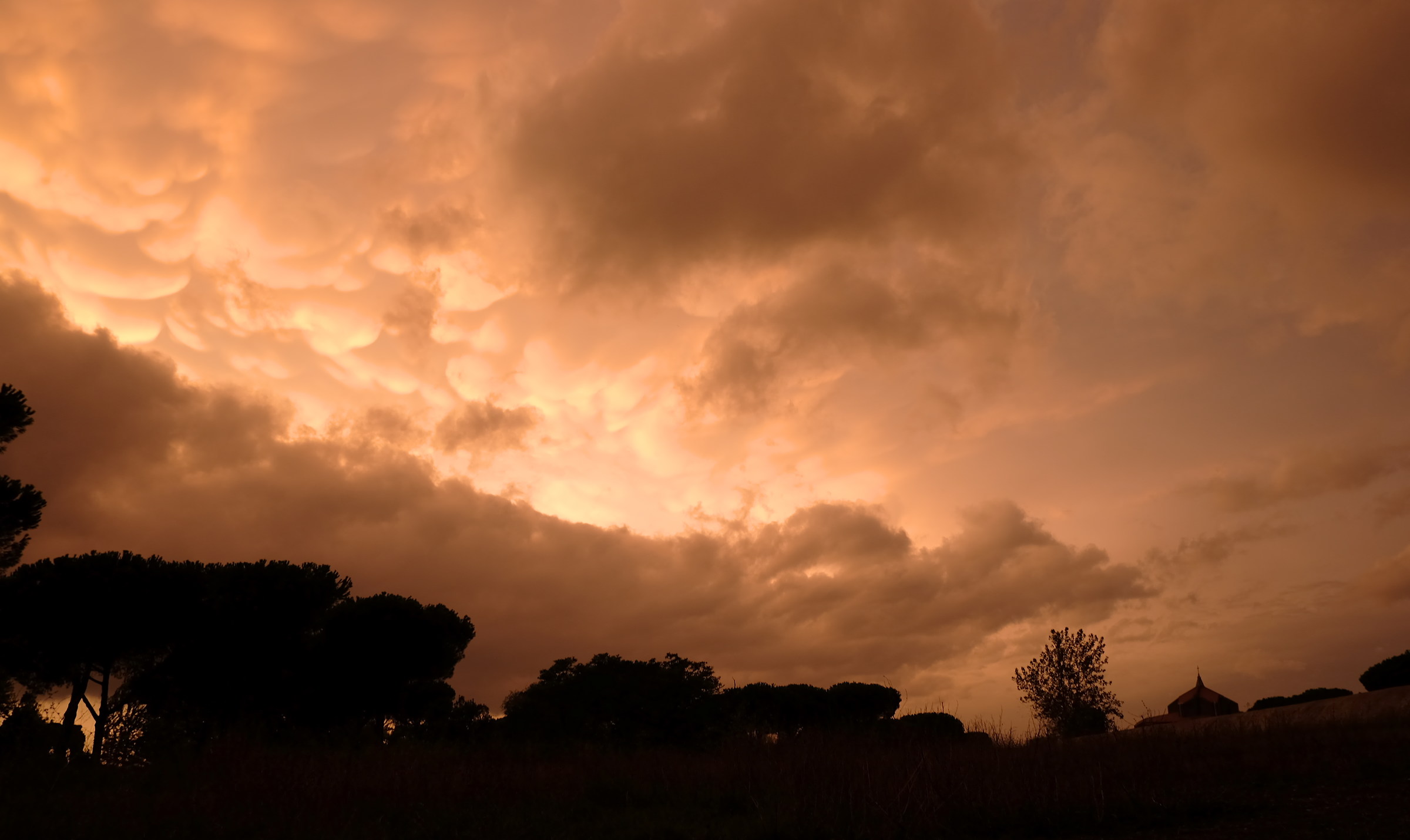 Nuvole strane al parco