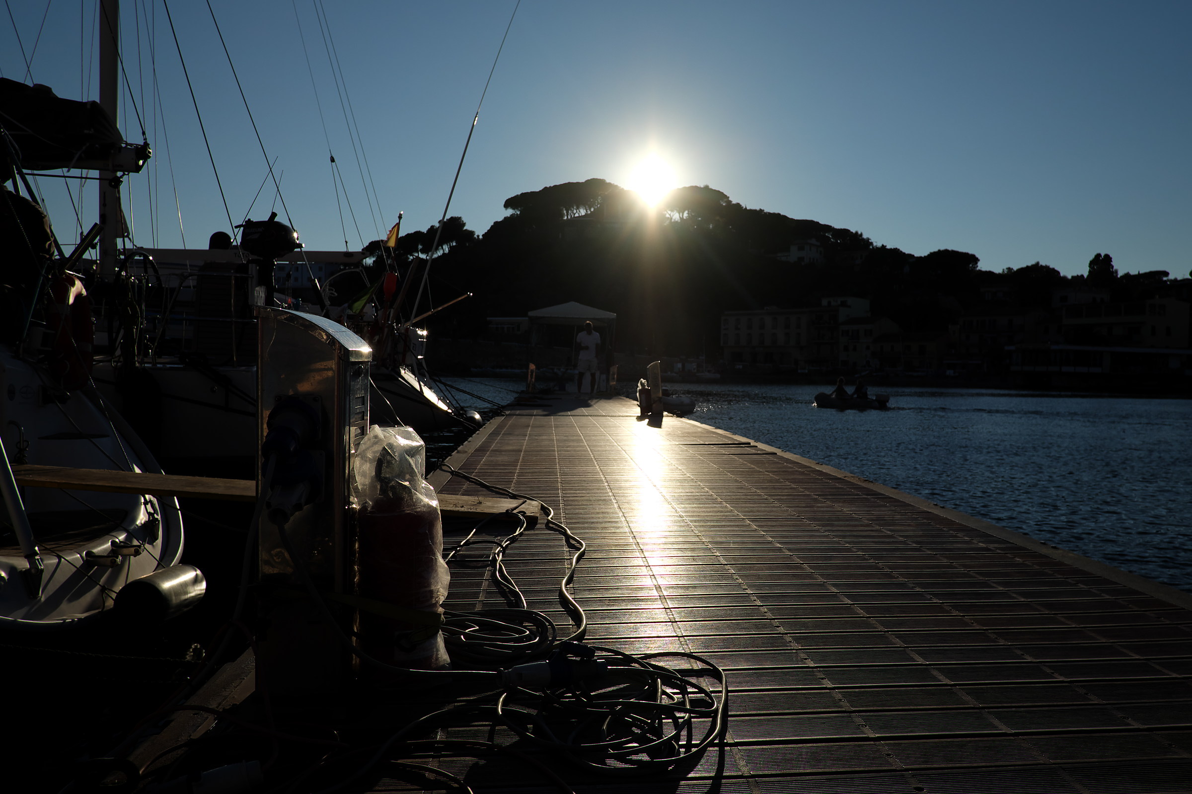 tramonto porto azzuro
