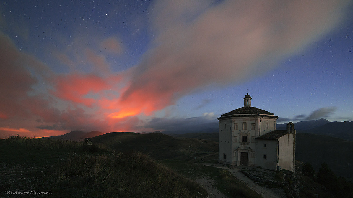 aspettando l'alba a Rocca calascio