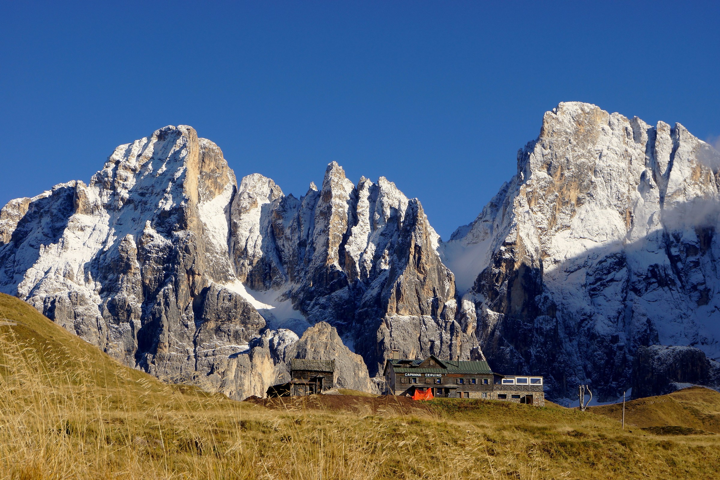 First snow on the blades of St. Martin