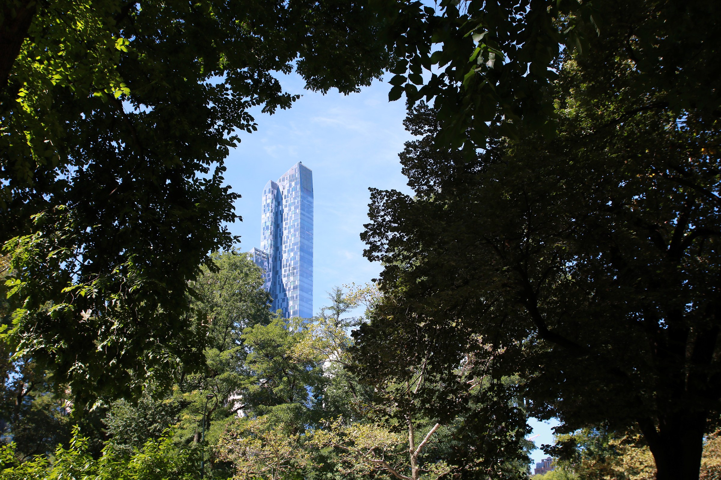 Manhattan view from Central Park
