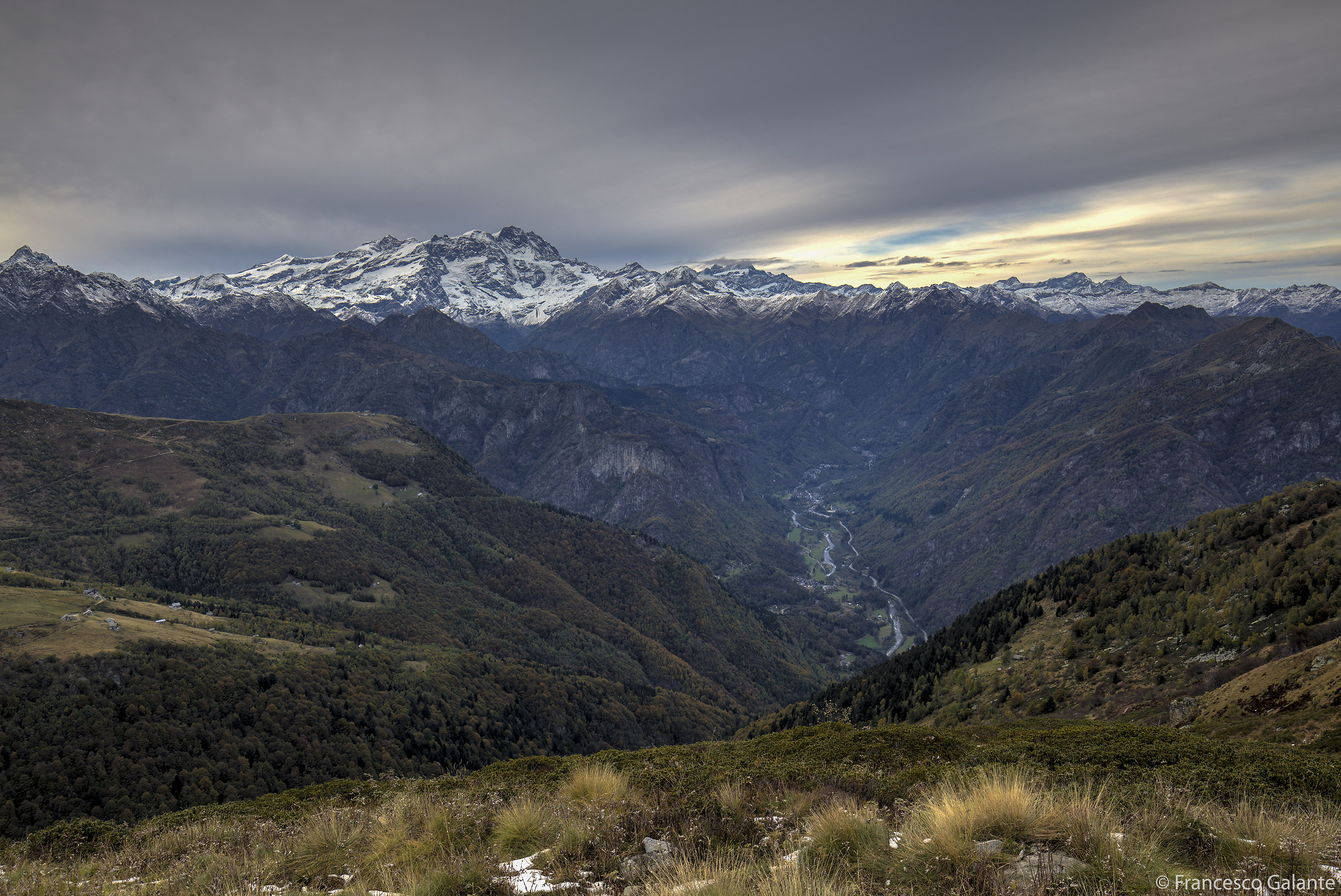 Monte Rosa visto dalla Cima D'Ometto - Alpe di Mera