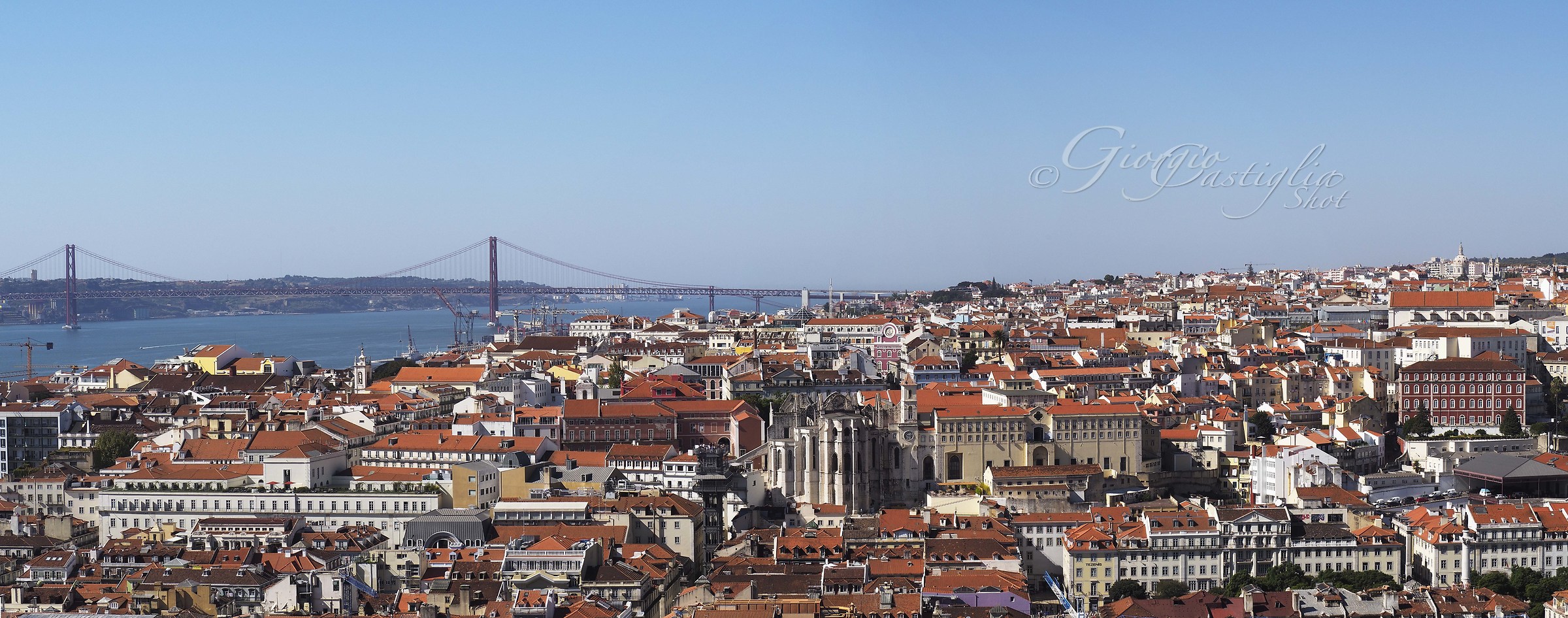 Lisbona, panoramica dal Castello di Sao Jorge