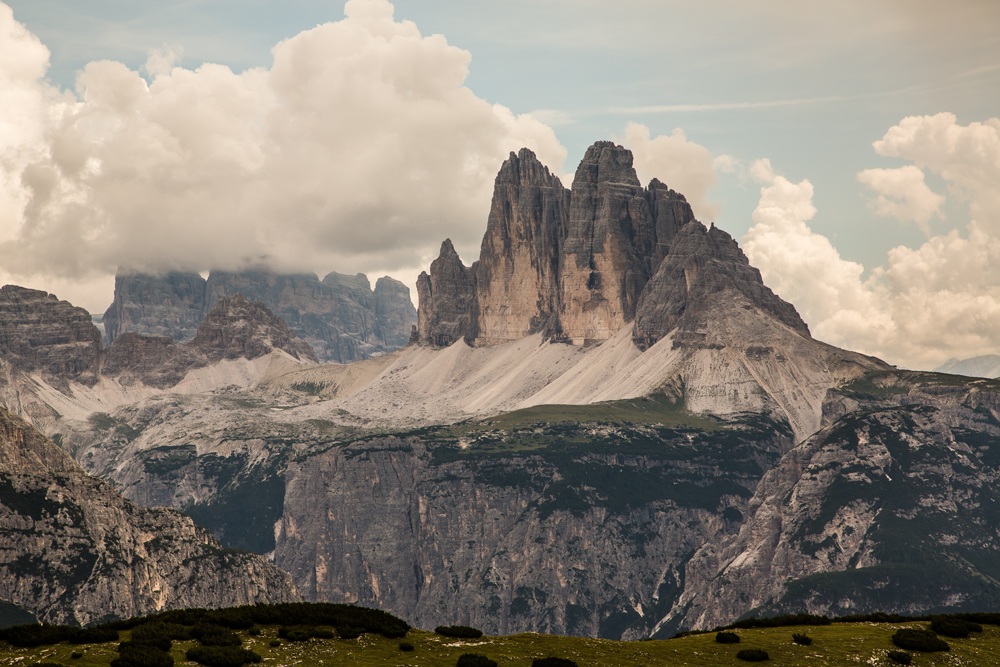 Le Tre Cime di Lavaredo dal Monte Specie