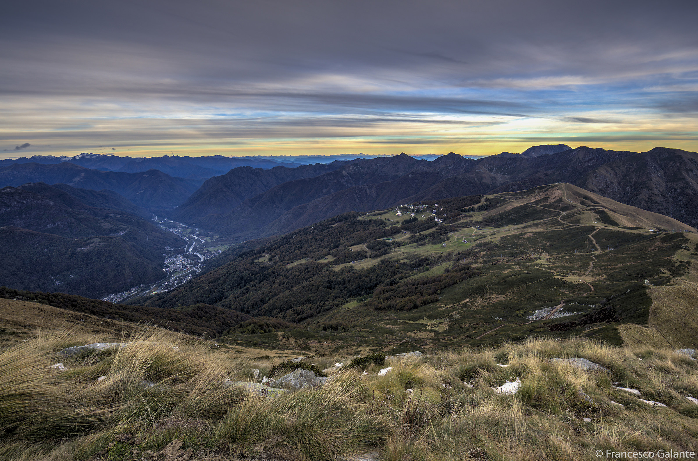 Panorama Seen from Cima D'Ometto - Alpe di Mera