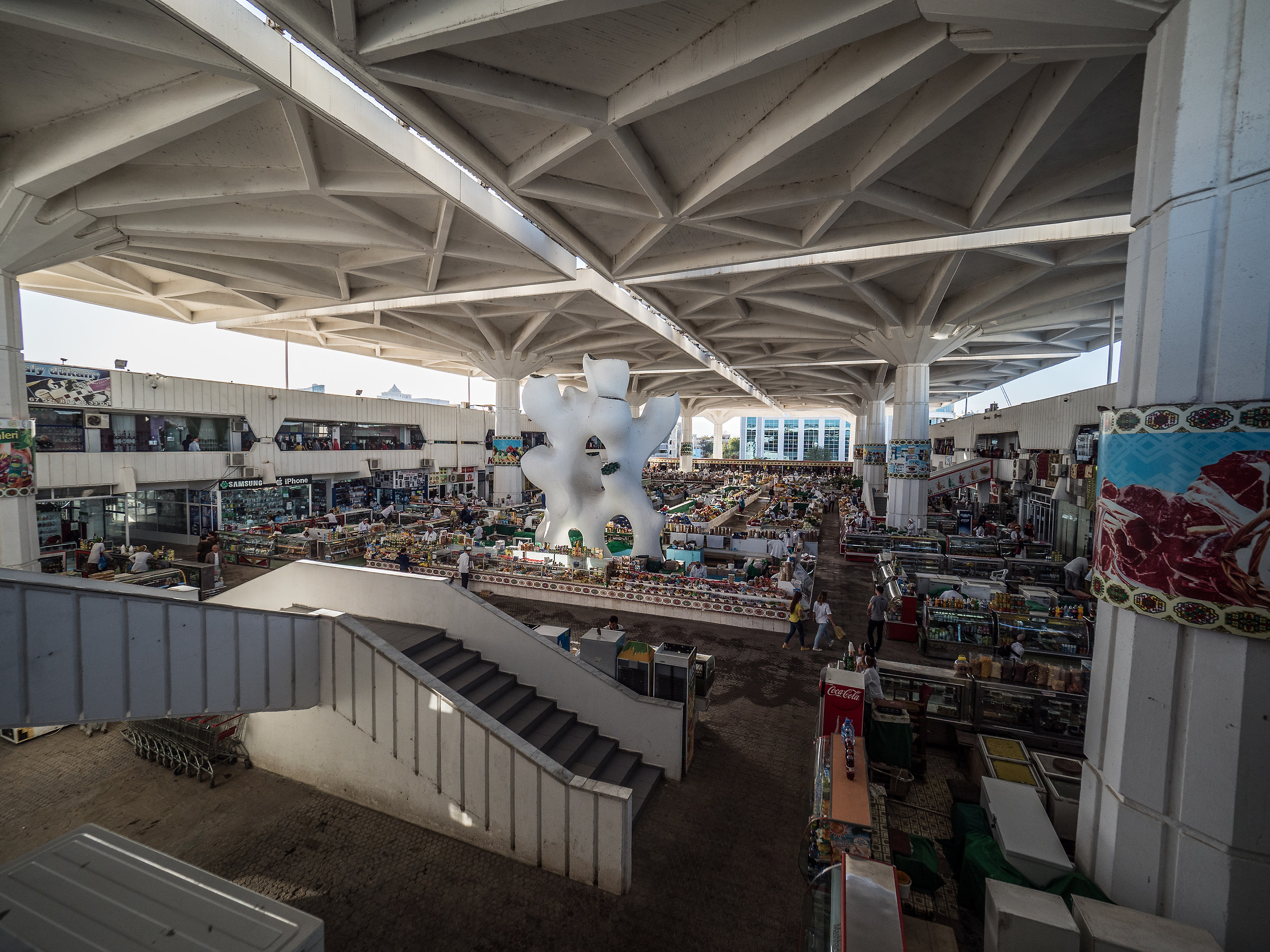 covered in Ashgabat market