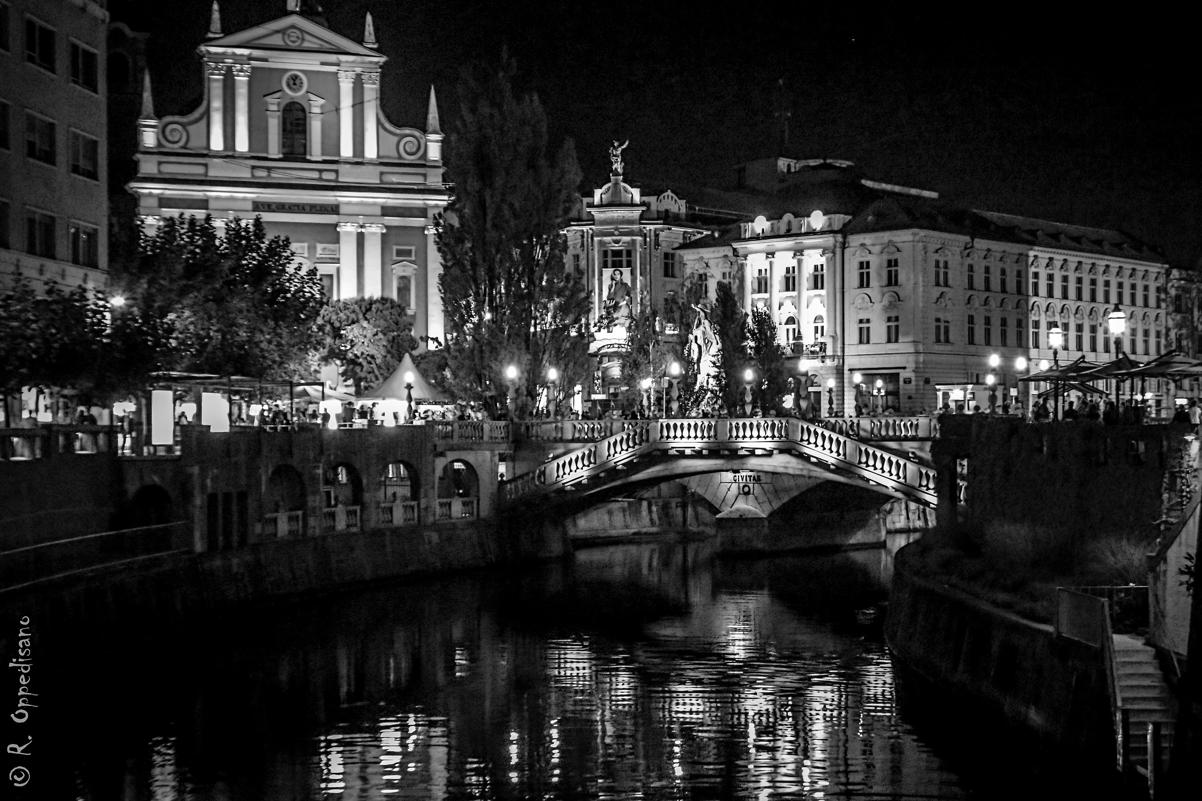 reflection in the night