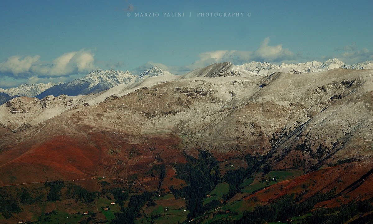 Color palette on the foothills Bresciane