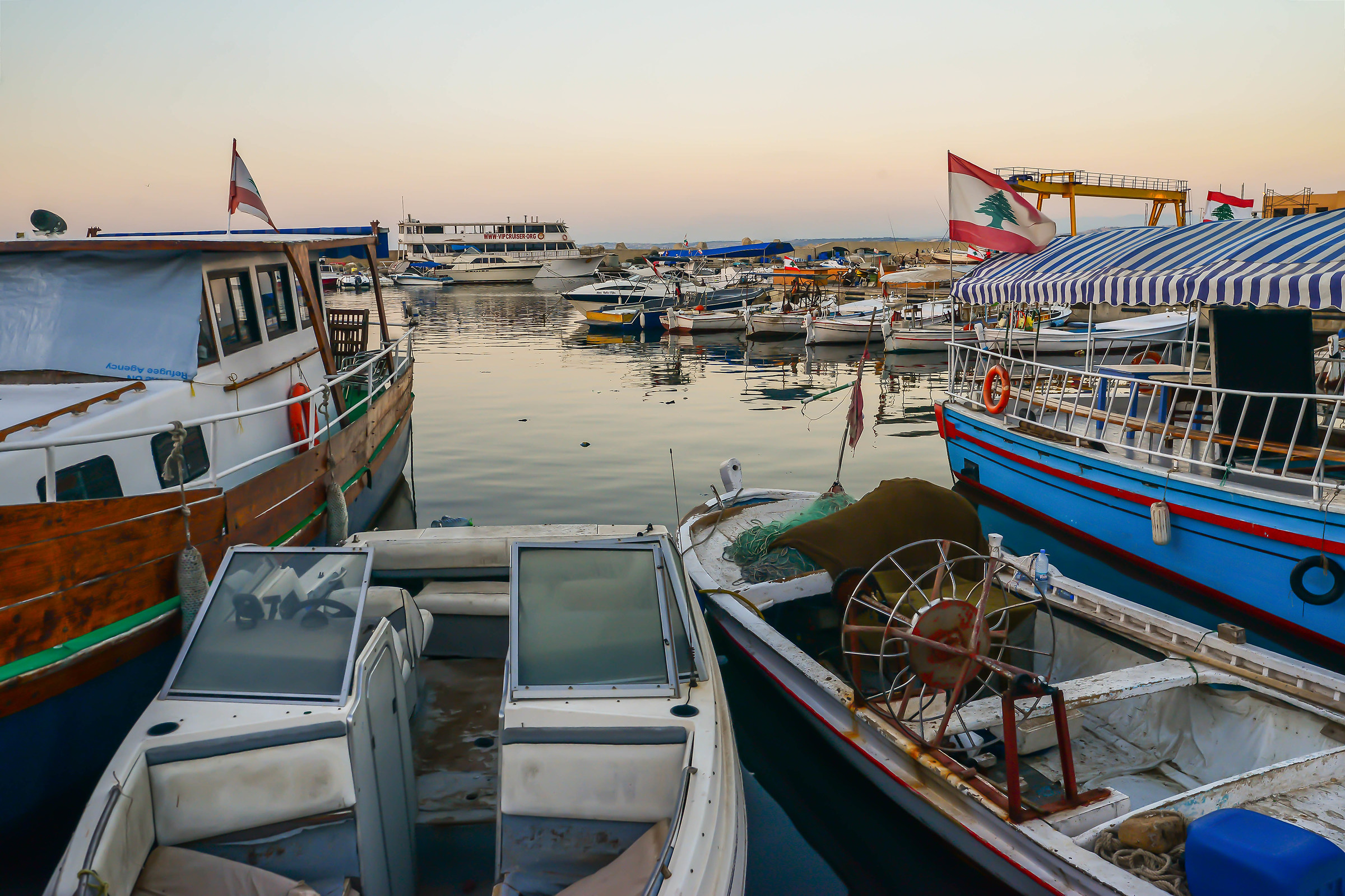Porto di pescatori a Tyr