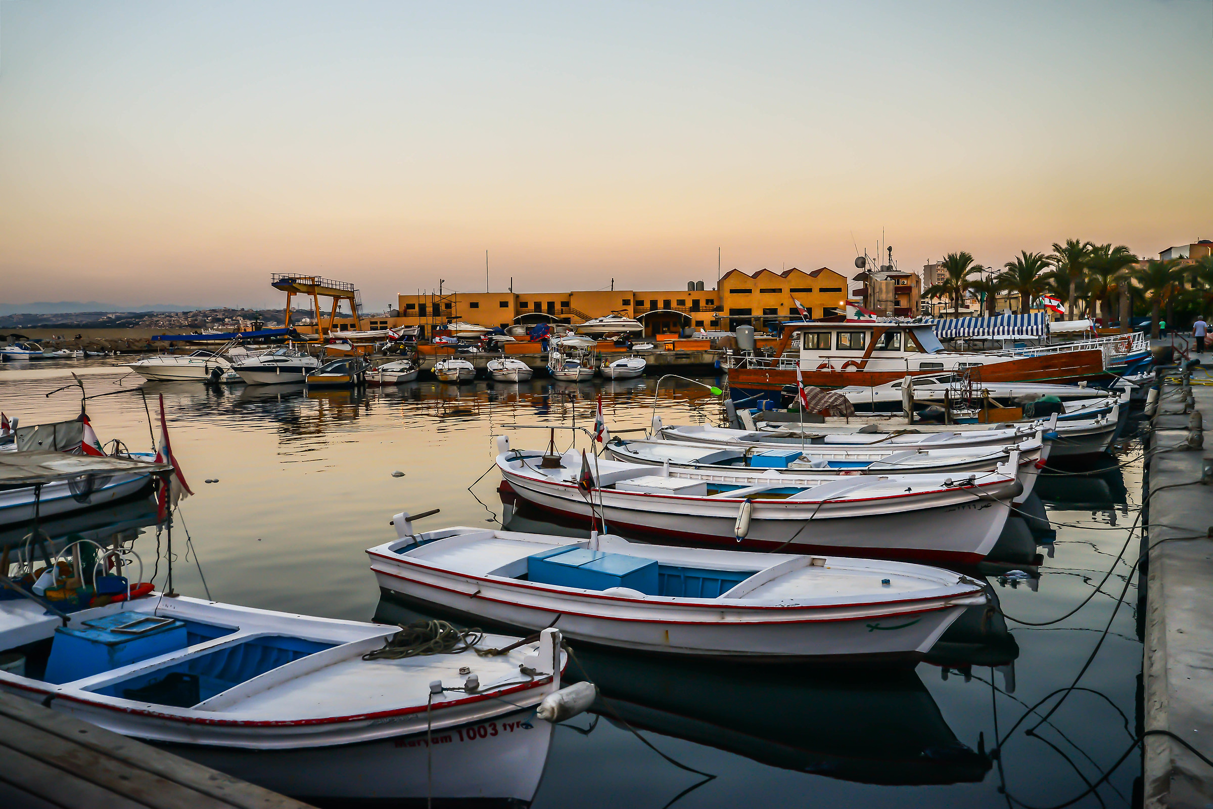 Porto di pescatori a Tyr