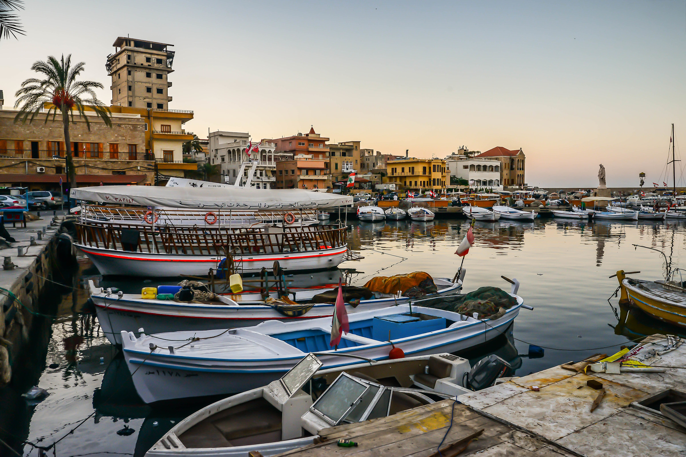 Porto di pescatori a Tyr