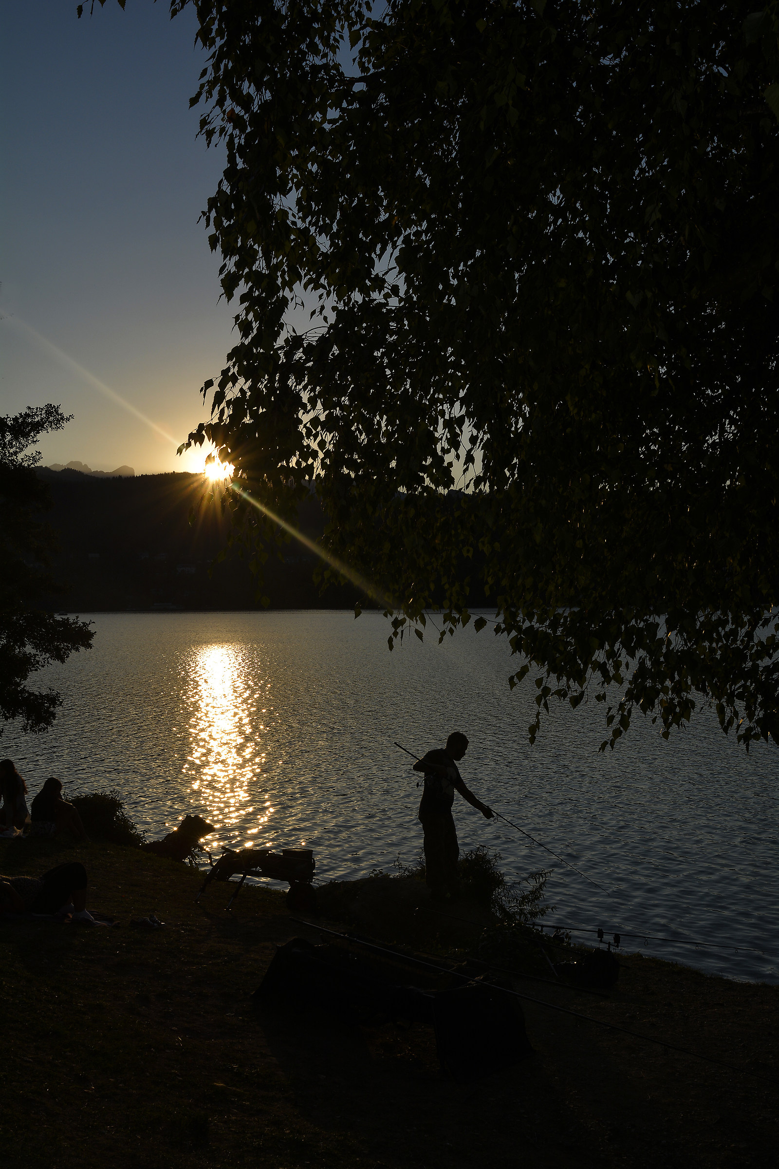 The fisherman at Lake Bled