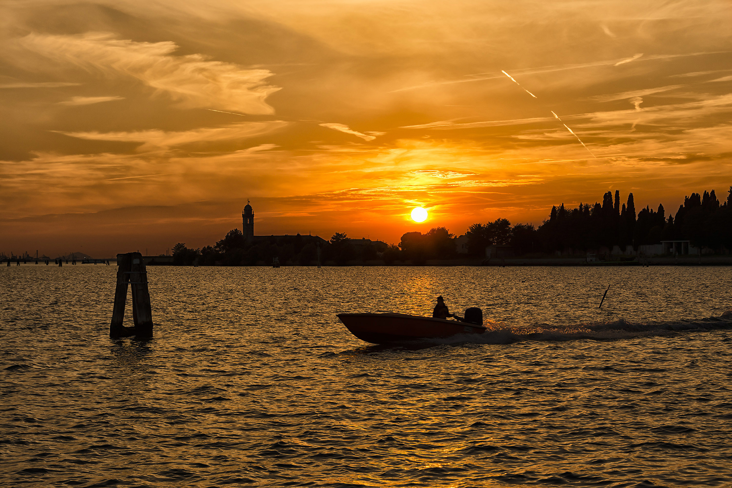 Sunset in Burano
