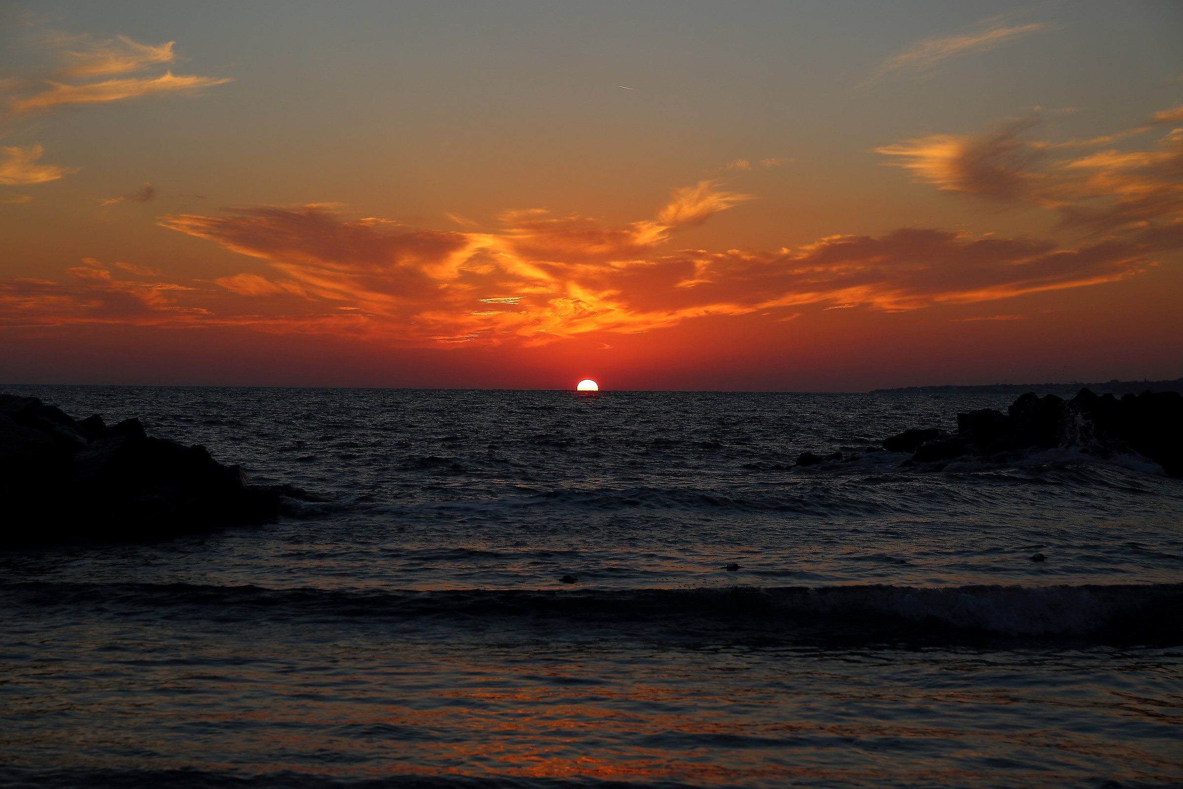 Tramonto a Santa Marinella ...