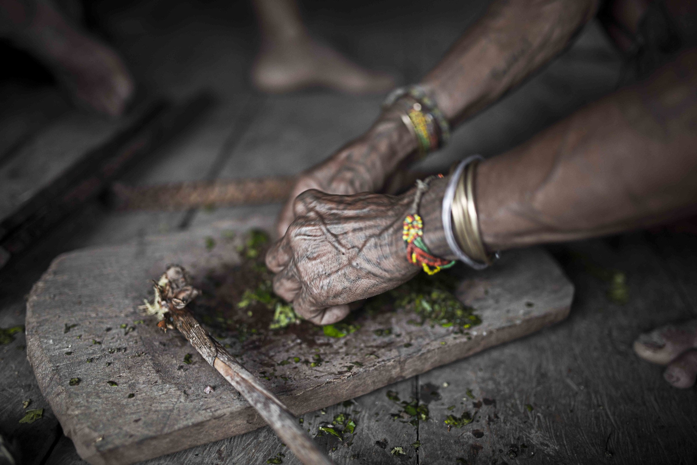 Preparing herbs venom