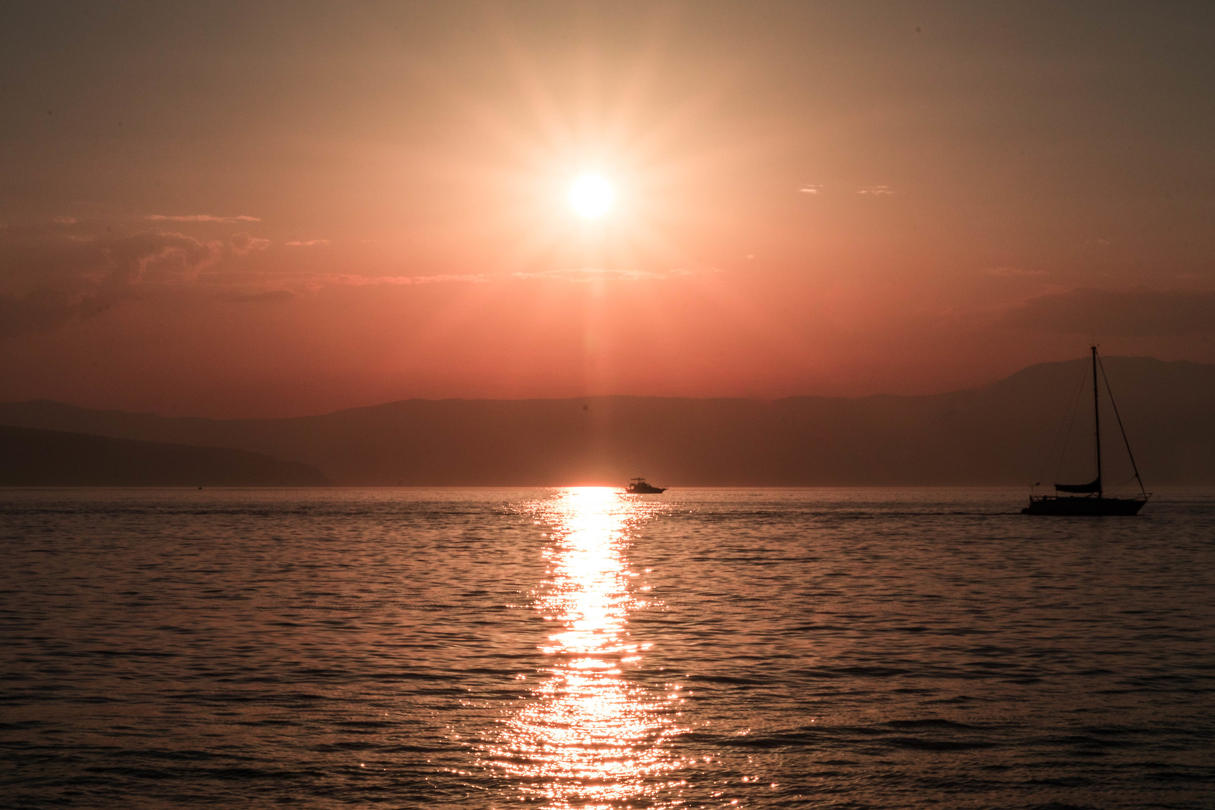 Red before the night