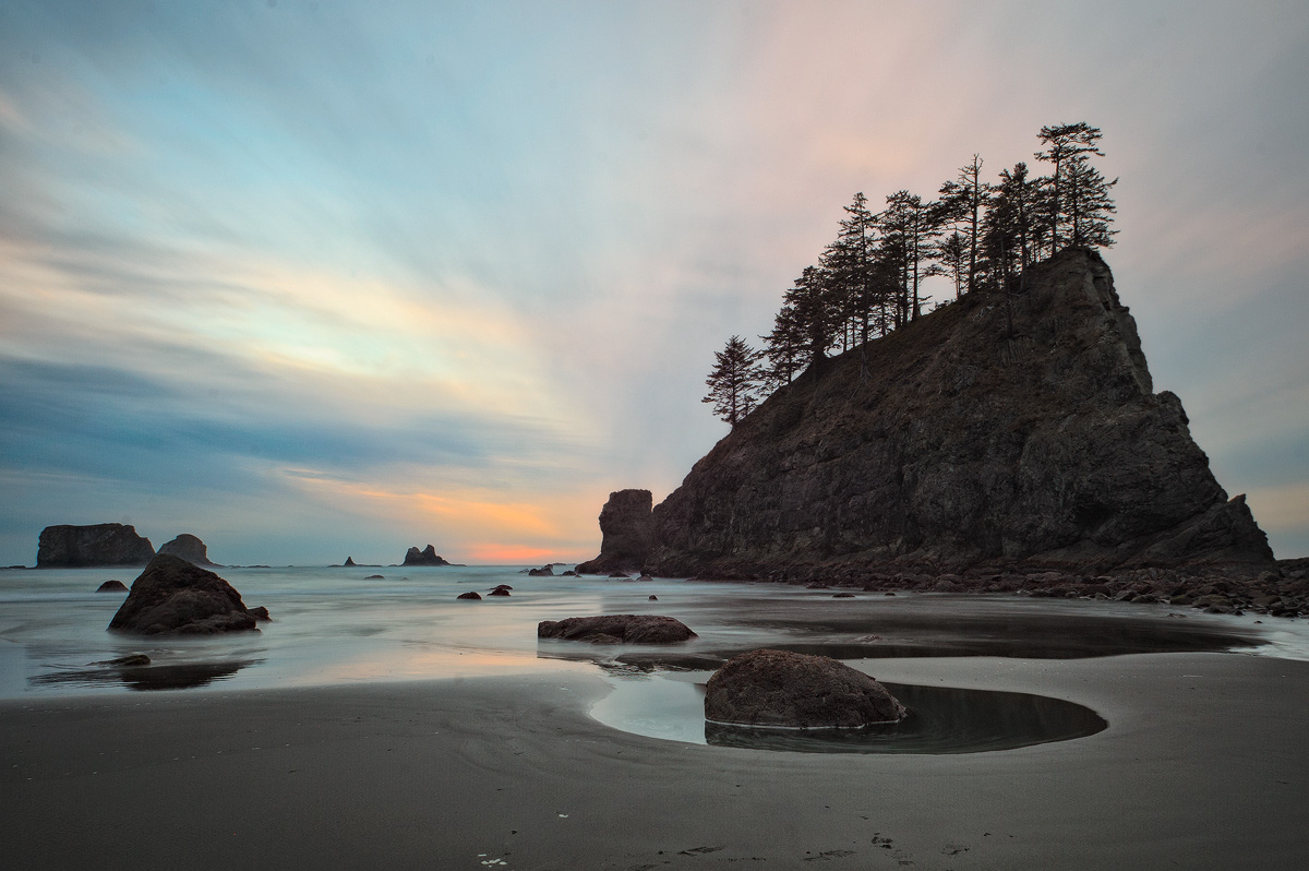 Second Beach sunset - Olympic Peninsula - WA