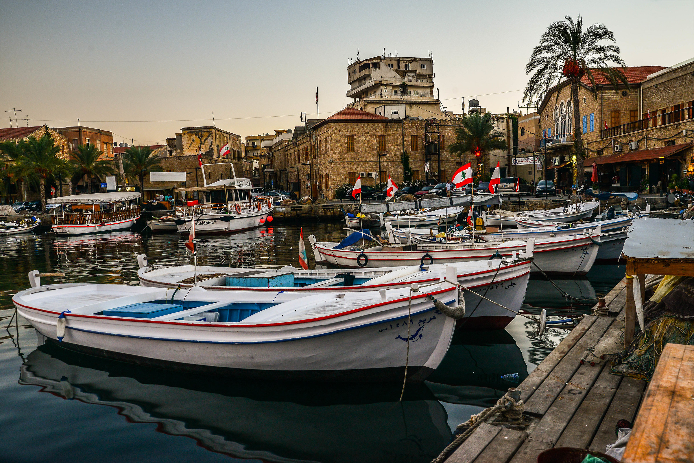 Porto di pescatori a Tyr