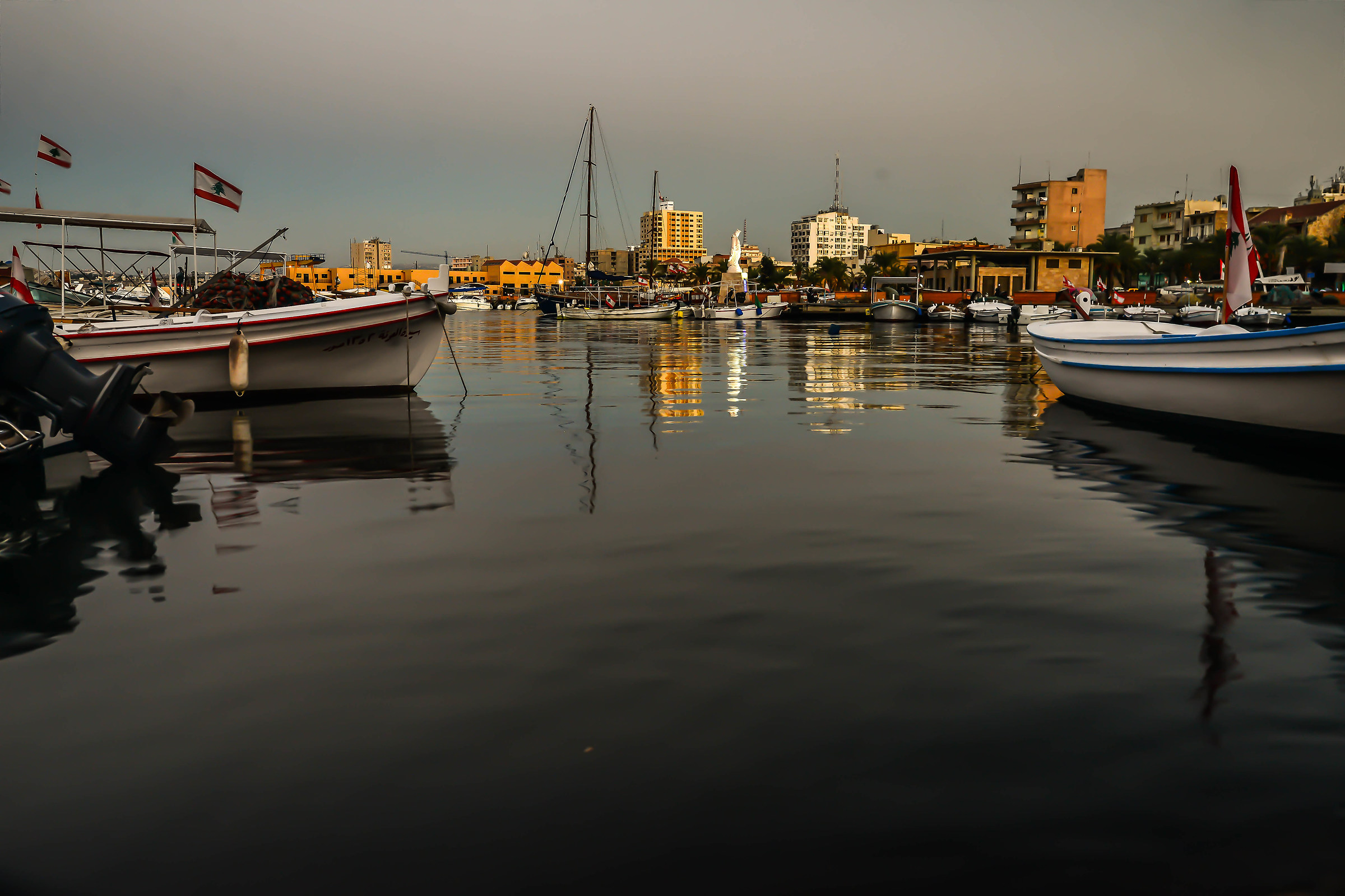 Porto di pescatori a Tyr