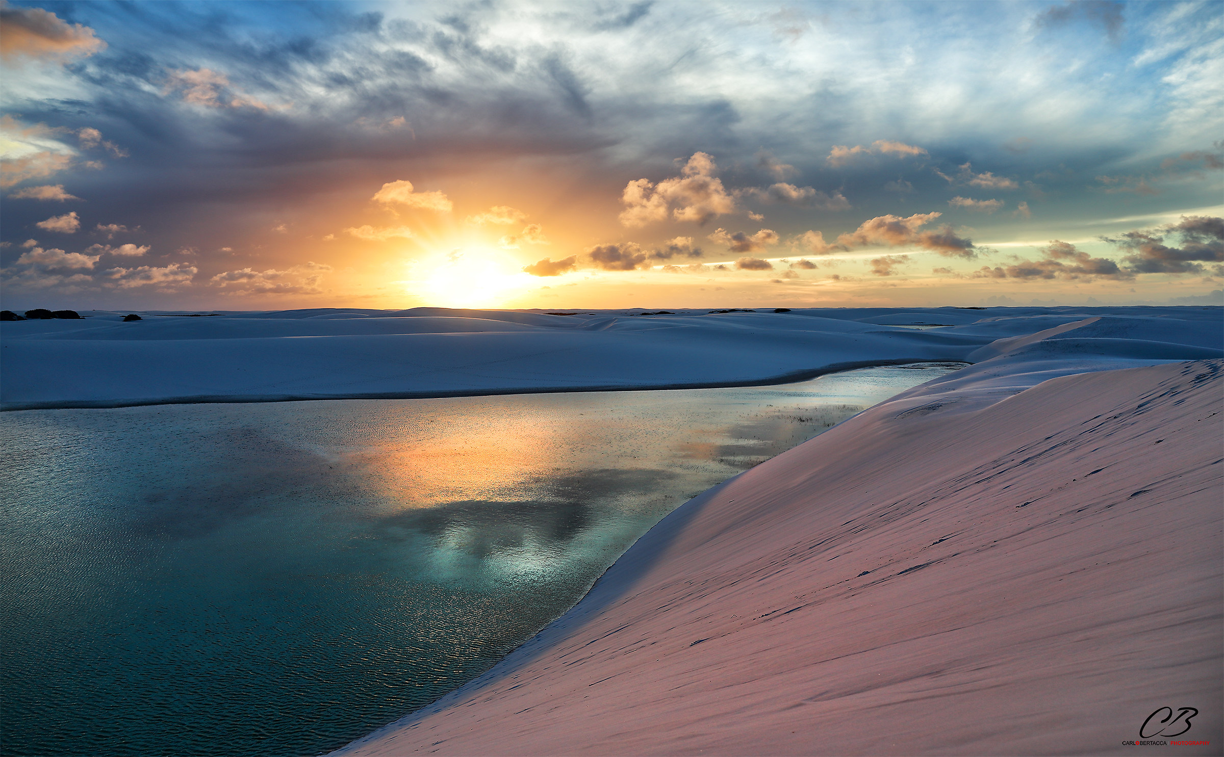 Last light on the dune