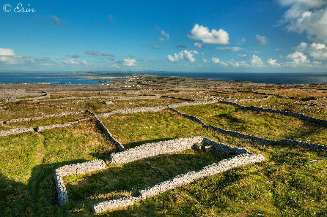 From the top of the old lighthouse. Inishmore, Ireland.