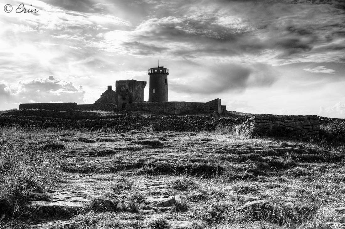 The old lighthouse. Inishmore, Ireland.