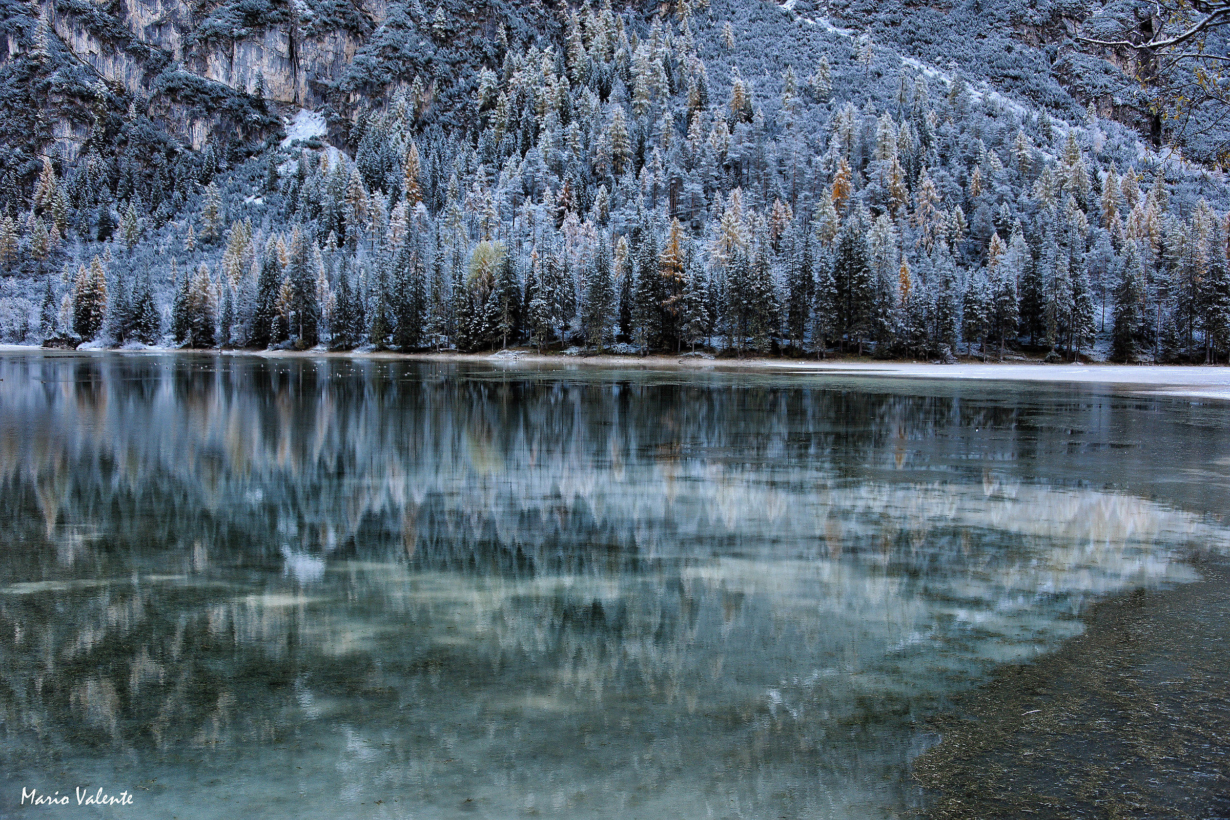 Prima spruzzata di neve ed il ghiaccio che avanza