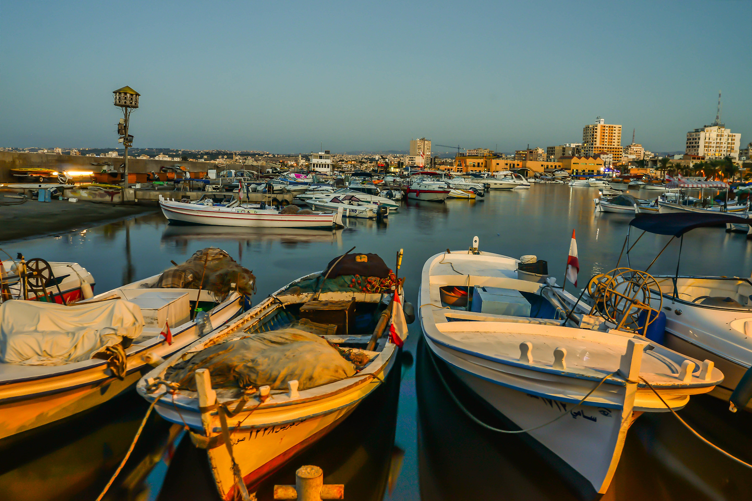 Porto di pescatori a Tyr