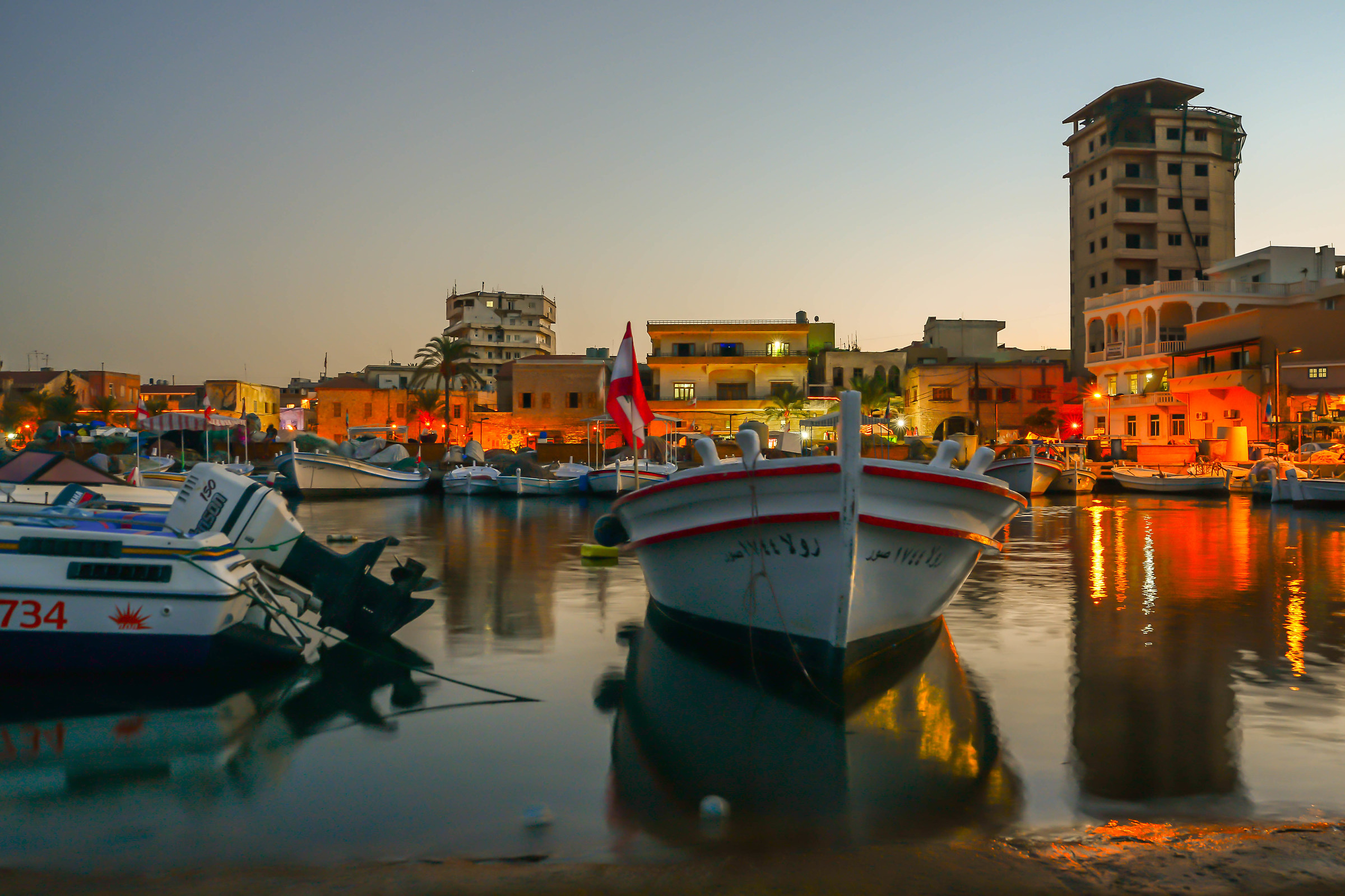 Porto di pescatori a Tyr