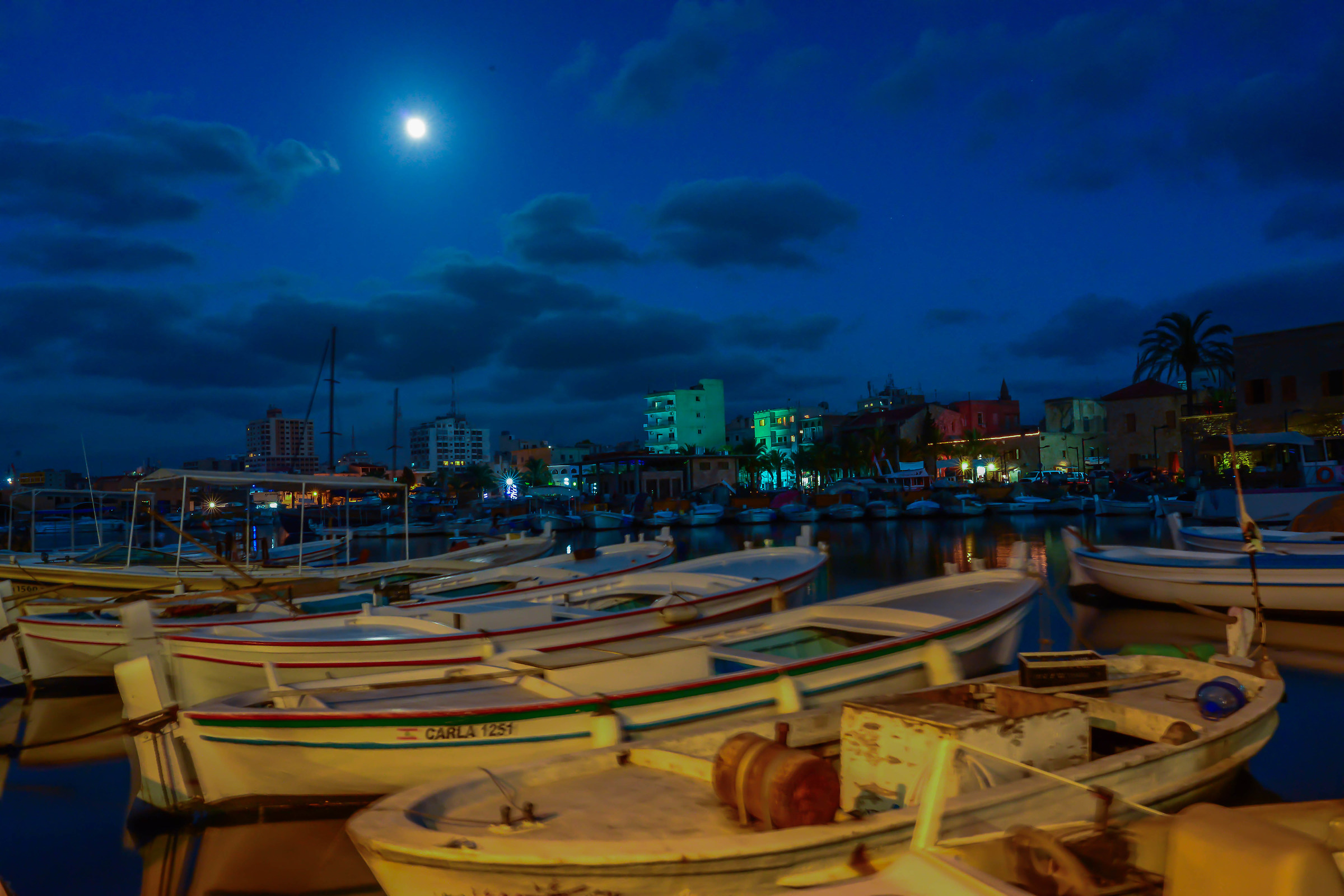 Porto di pescatori a Tyr