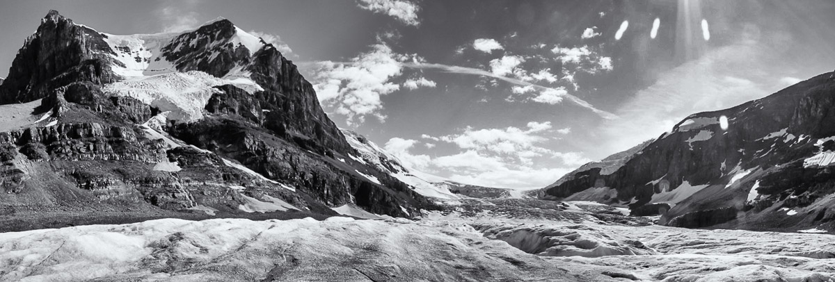 Columbia Ice-field, B & W