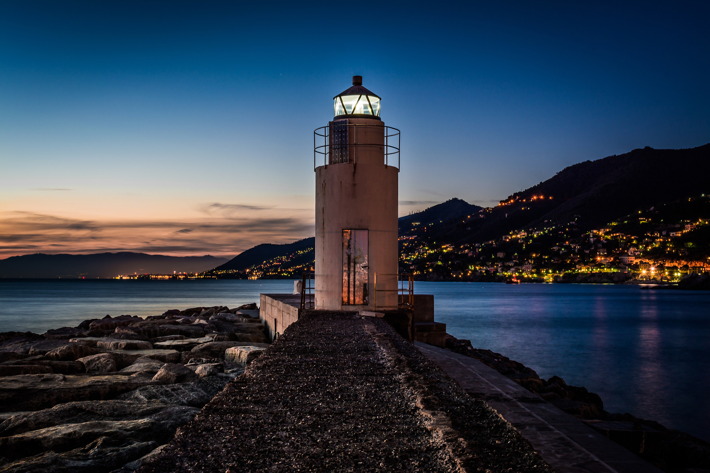 lighthouse at camogli