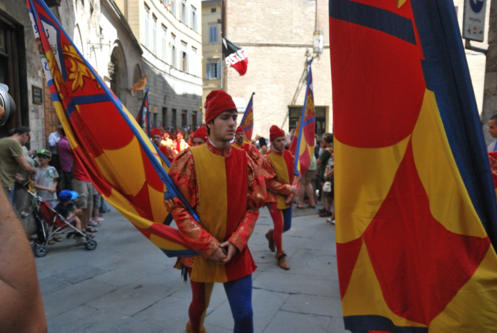 The after parade of the winner