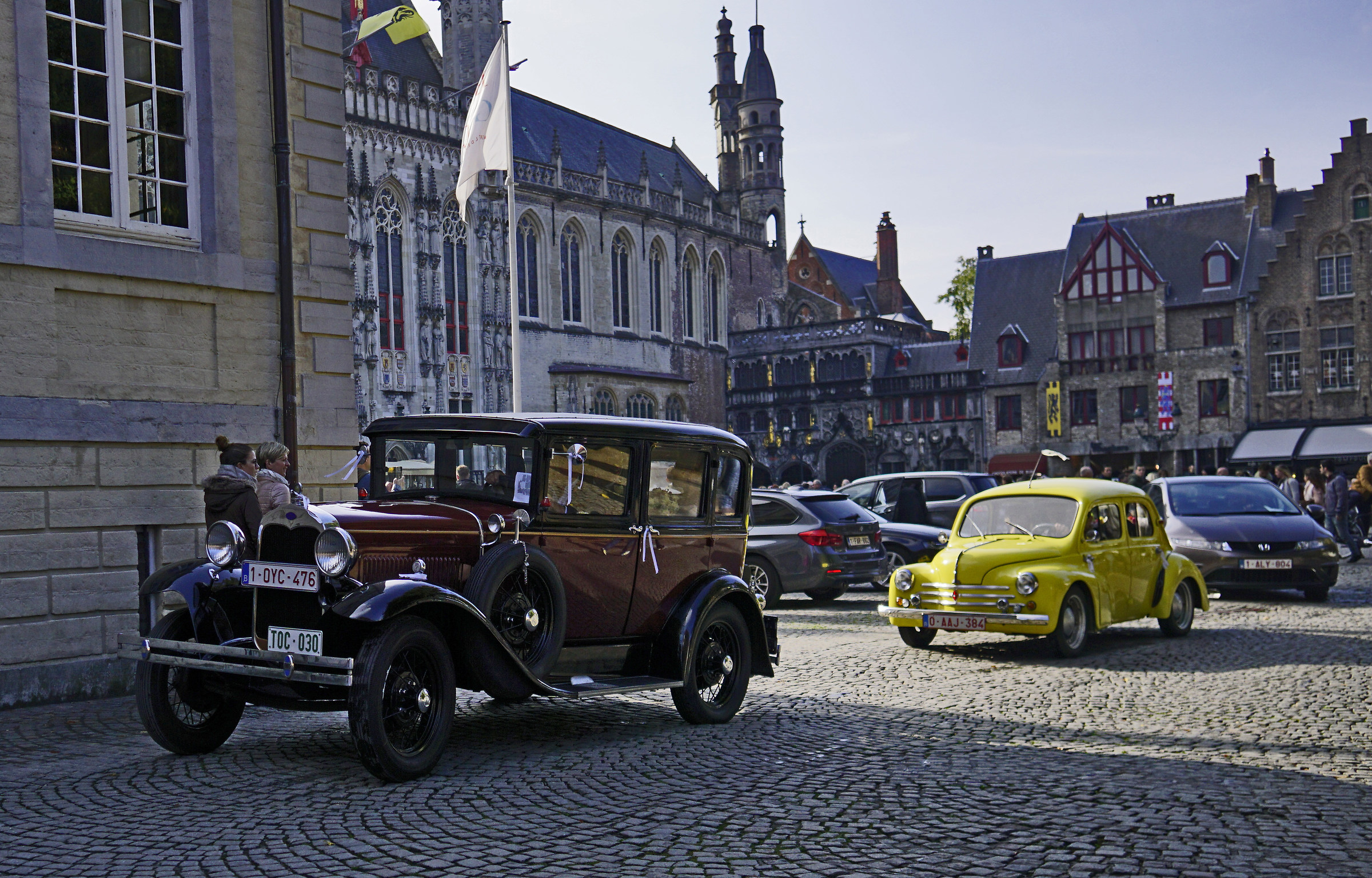 cars in Bruges