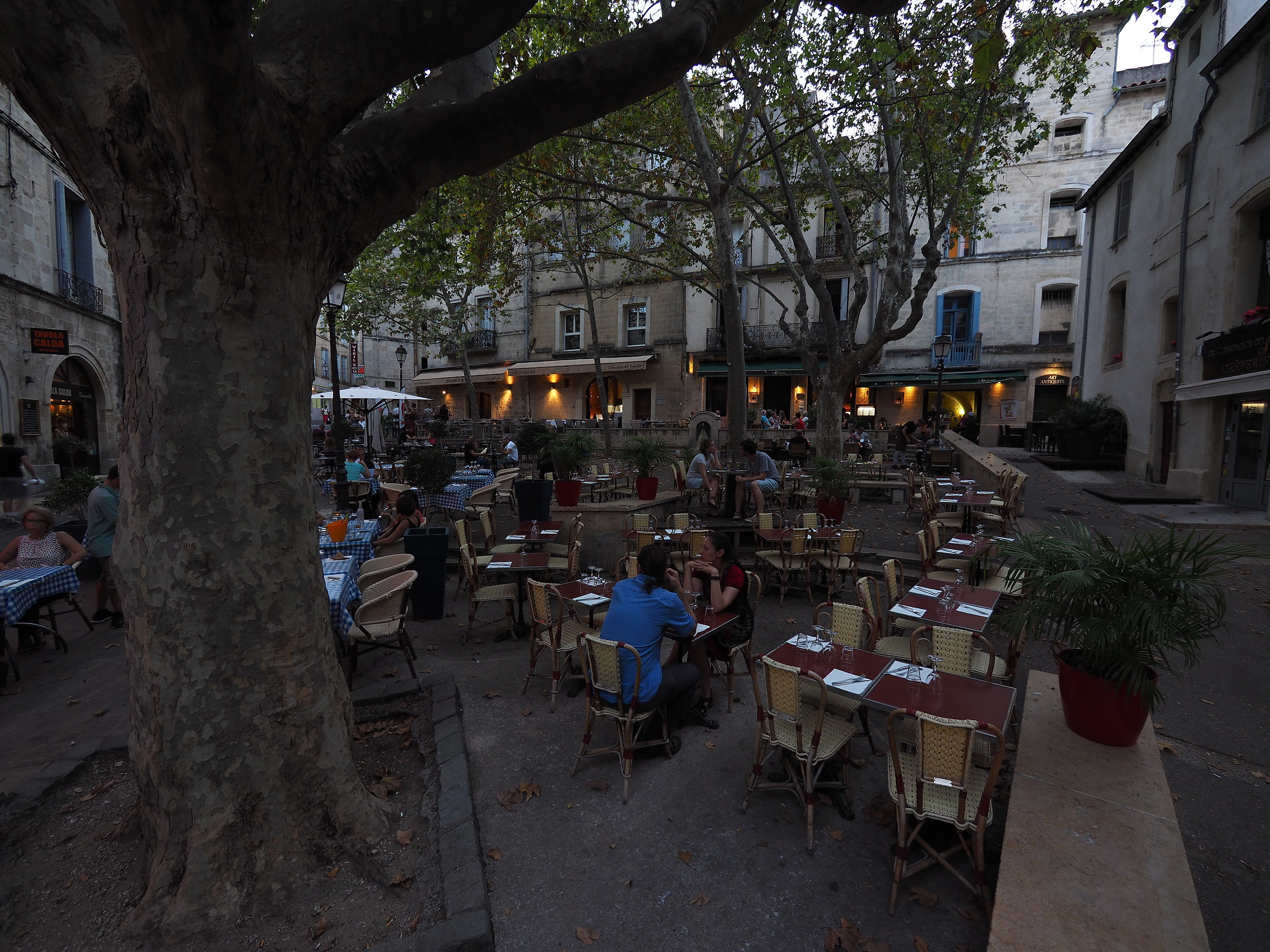 at dusk, Montpellier