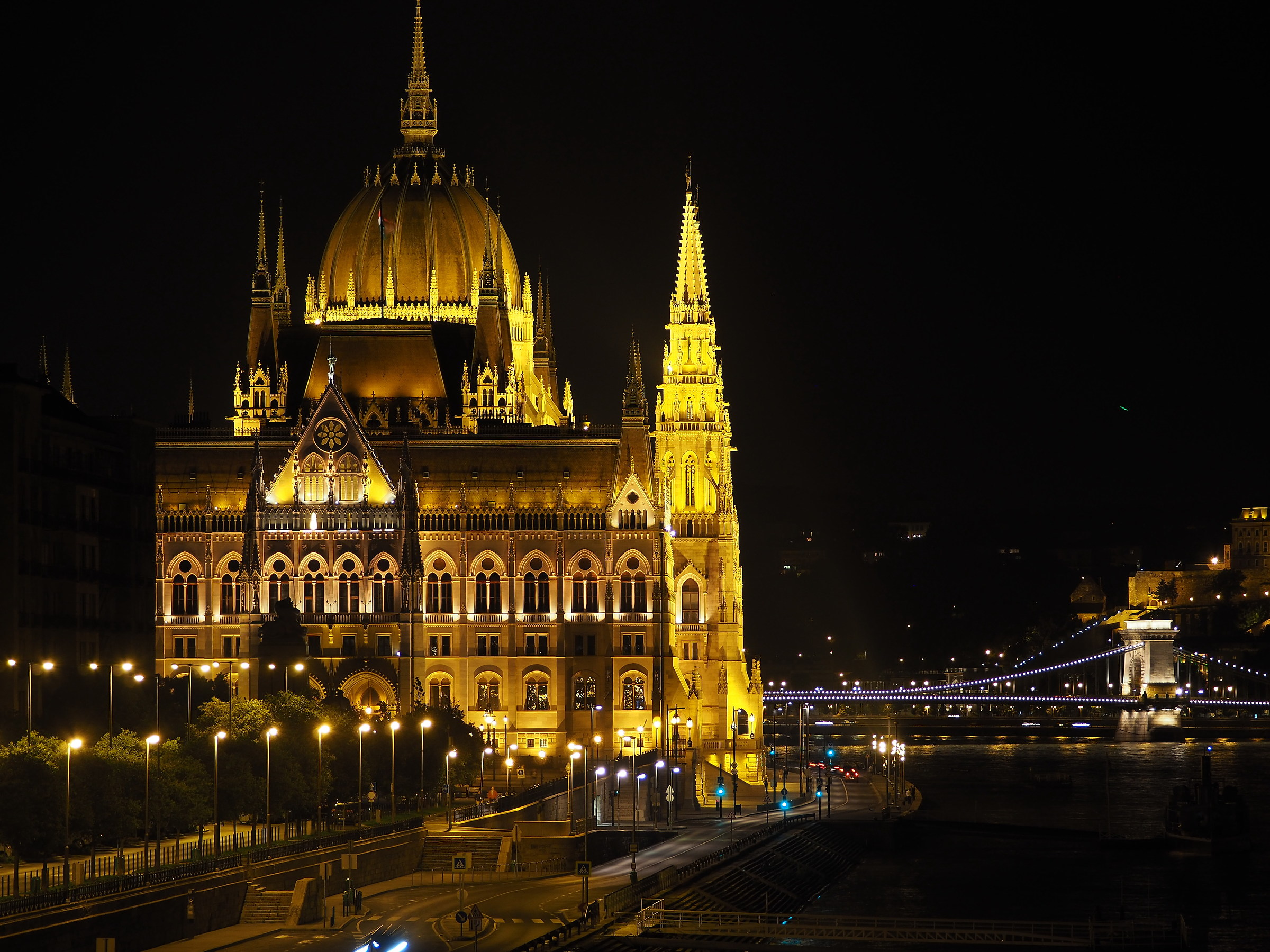 on the Danube, in Budapest
